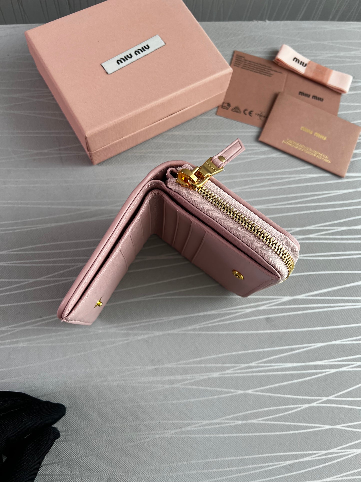 Cartera M piel color rosa