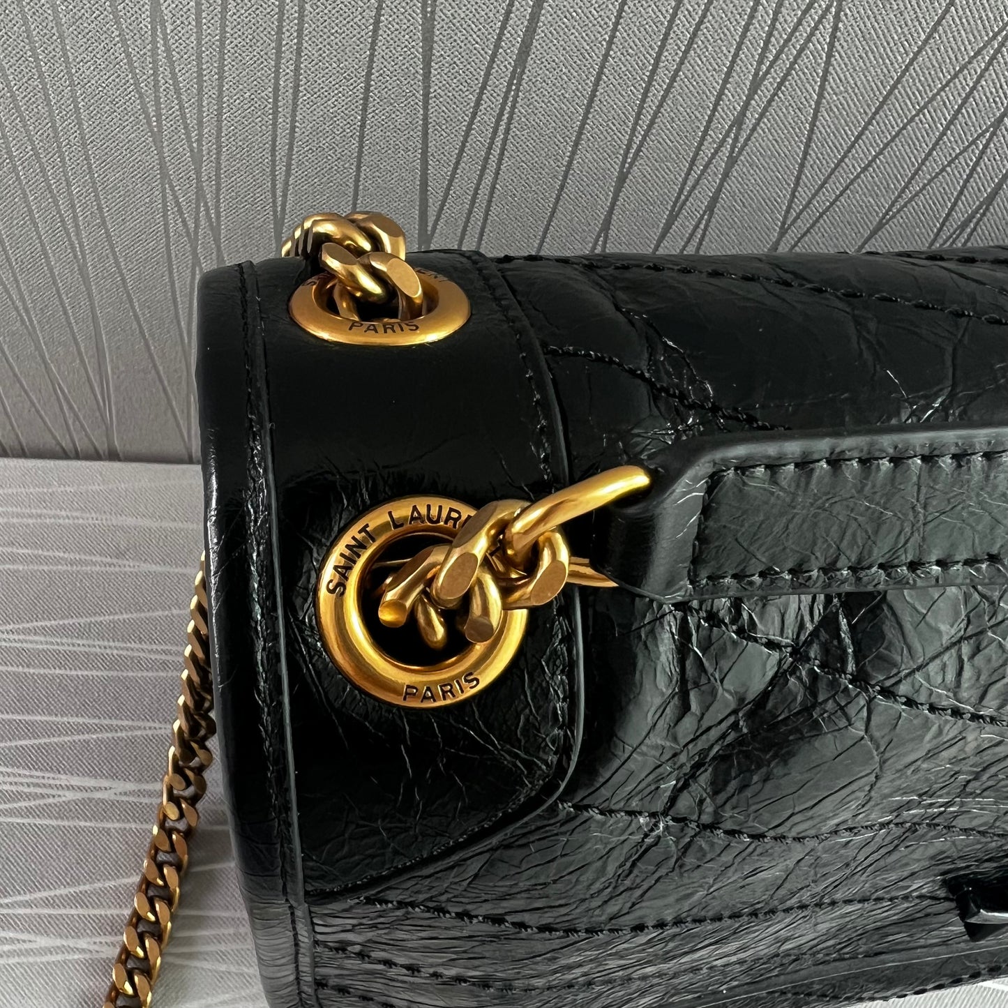 Bolso Y N-ikki piel color negro