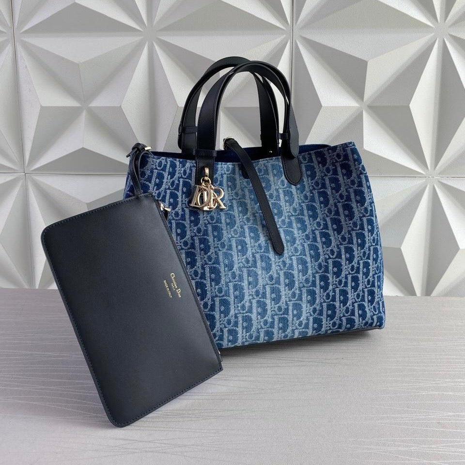 Bolso D T- oujours demim con azul marino