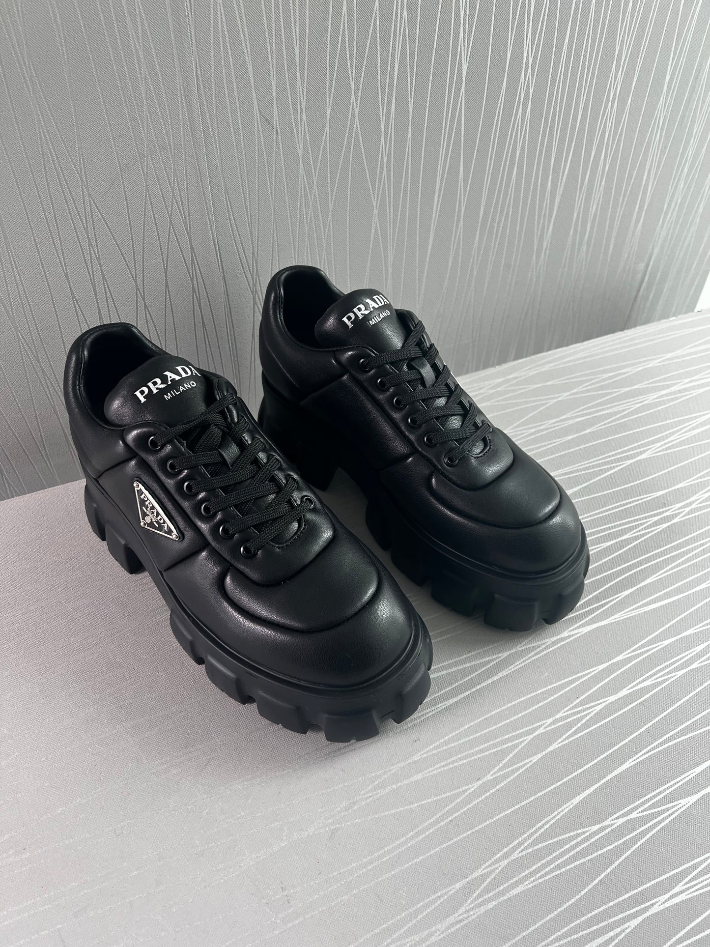 Sneakers P piel negros