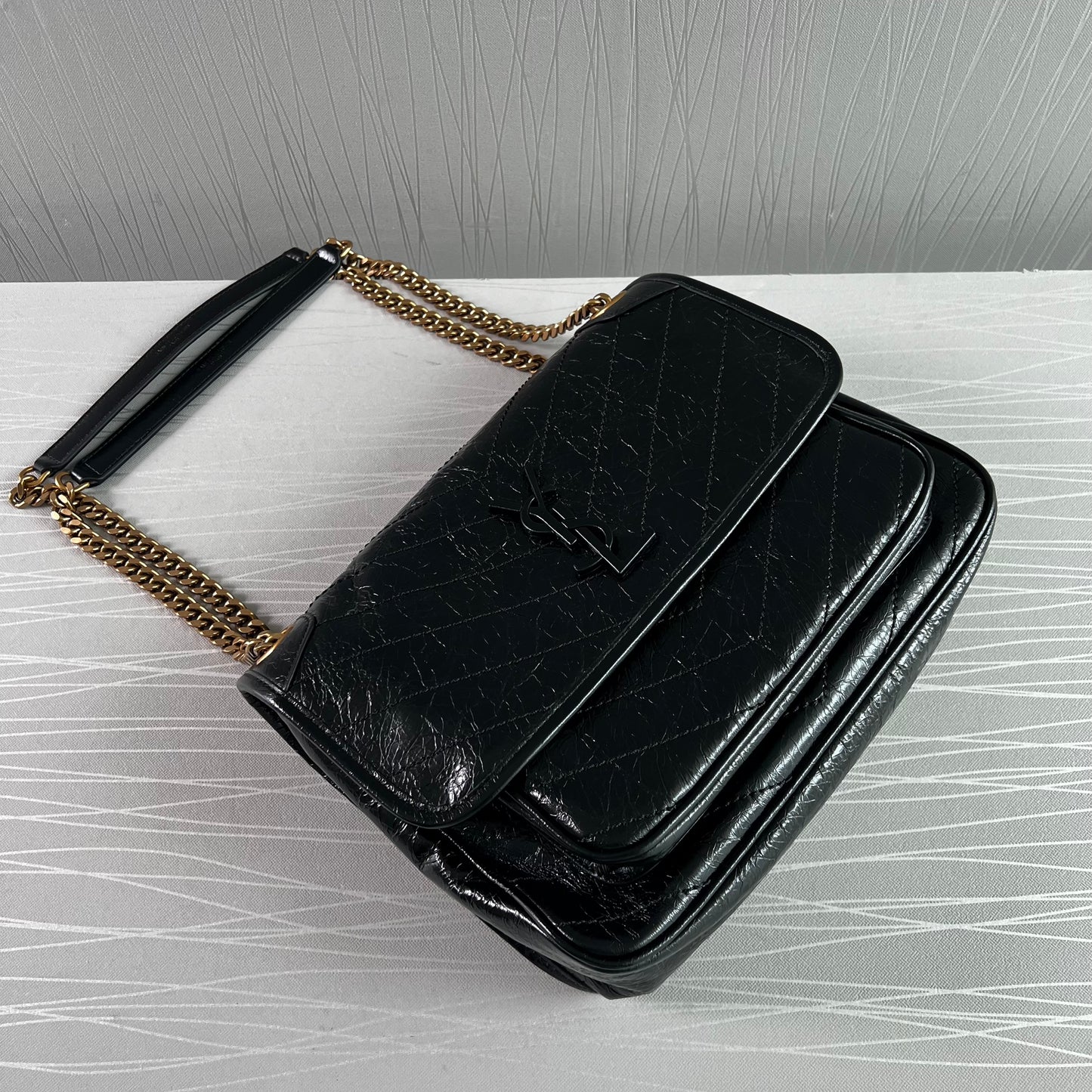 Bolso Y N-ikki piel color negro