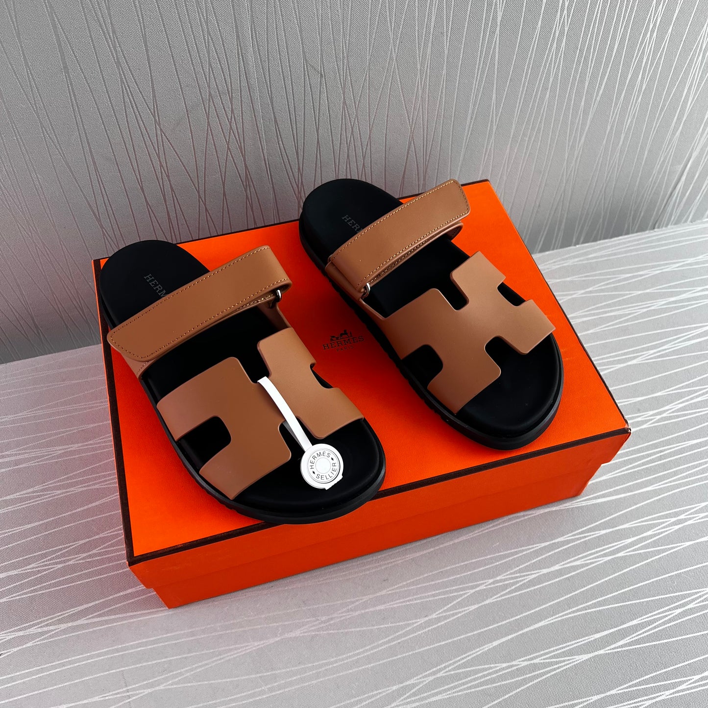 Sandalias H piel color camel