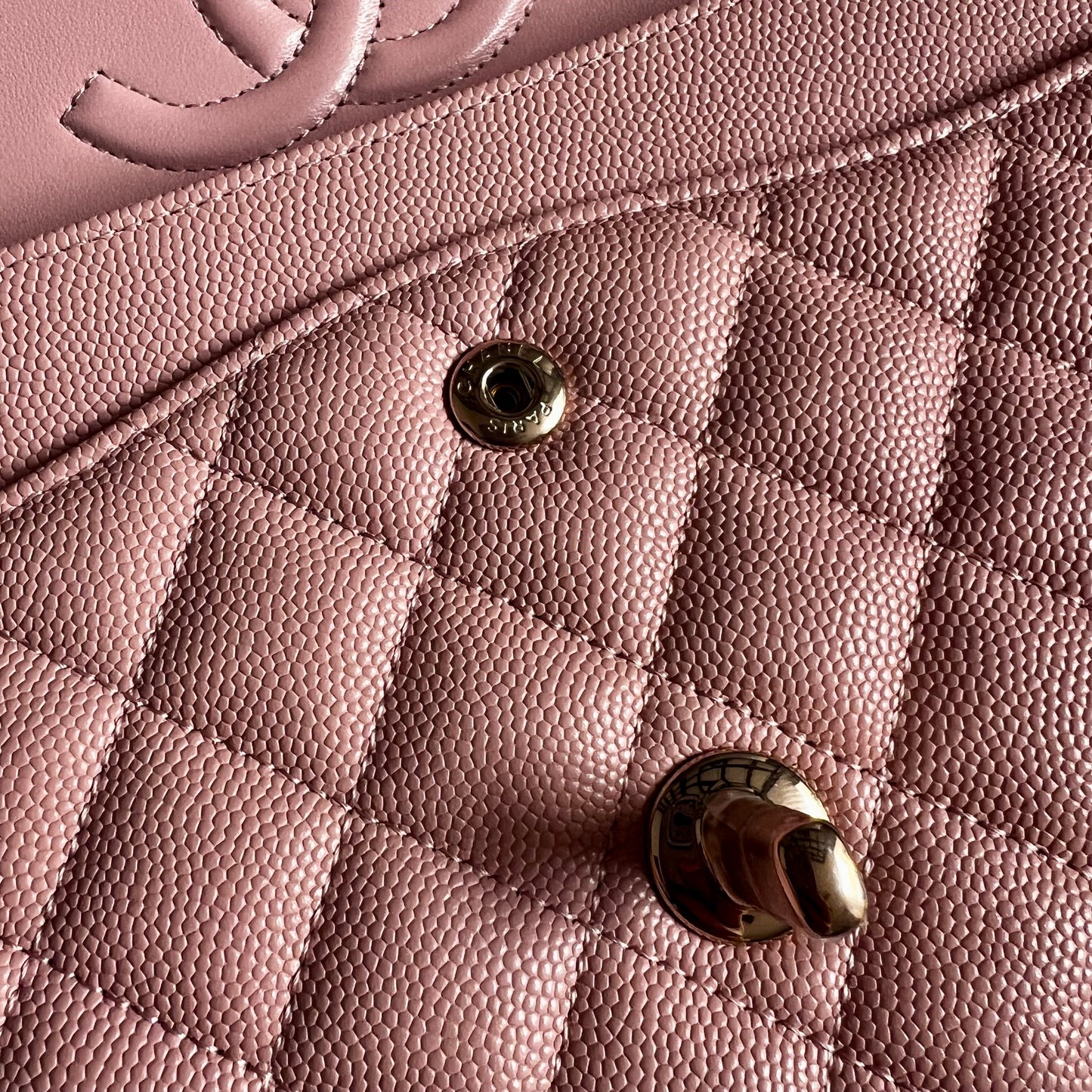 Bolso C piel color rosa