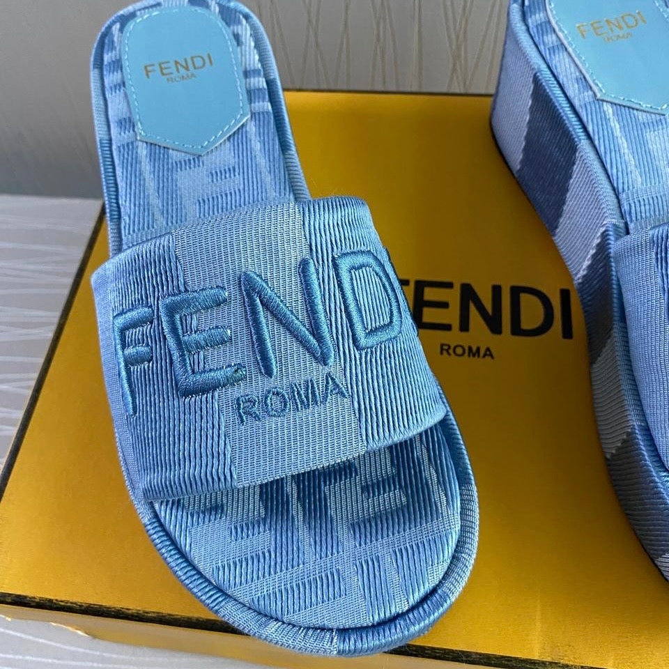 Sandalias F-endi color azul