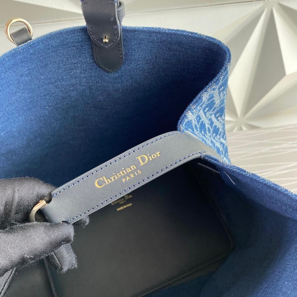 Bolso D T- oujours demim con azul marino