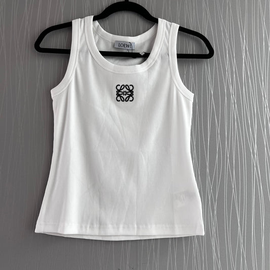 Playera L color blanco algodón