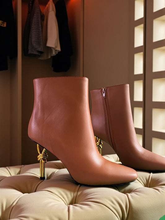 Botas B-ottega piel color camel