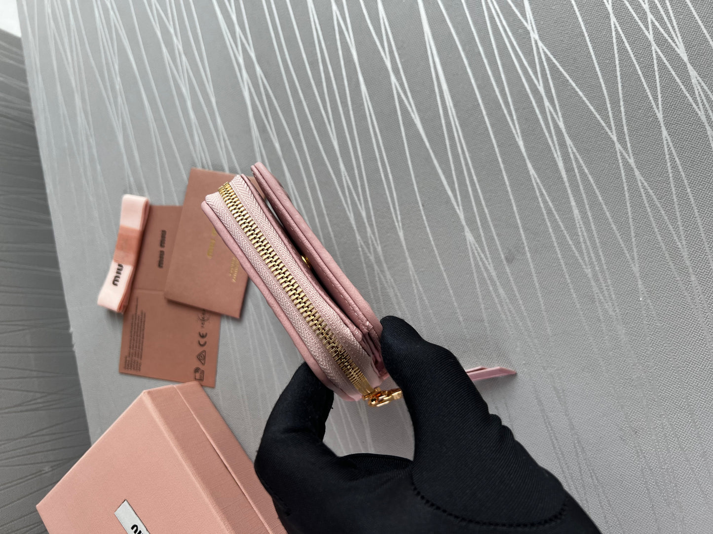 Cartera M piel color rosa