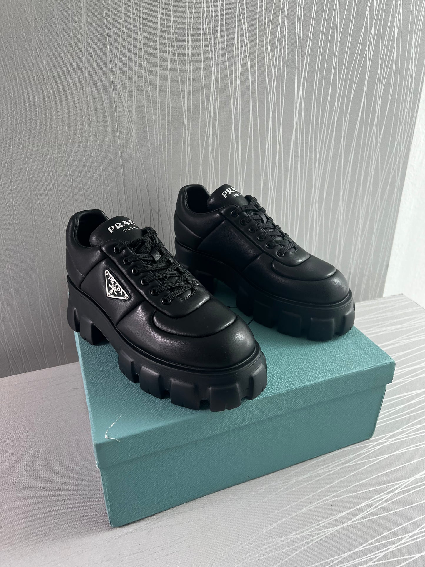 Sneakers P piel negros