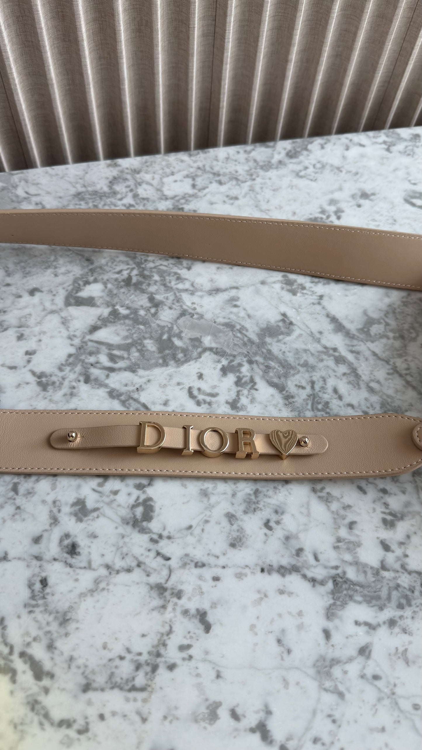 Bolso D-ior piel color beige