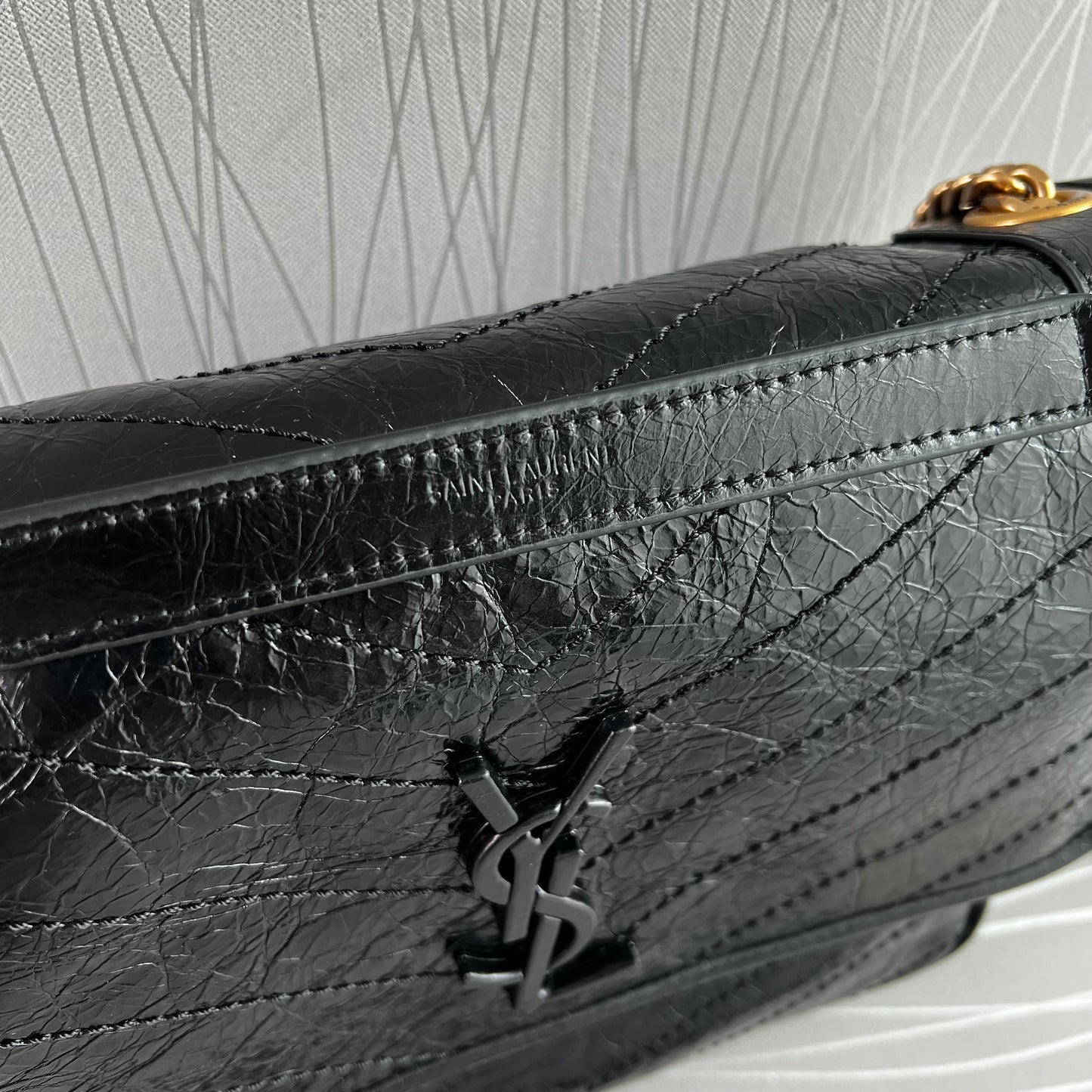 Bolso Y N-ikki piel color negro