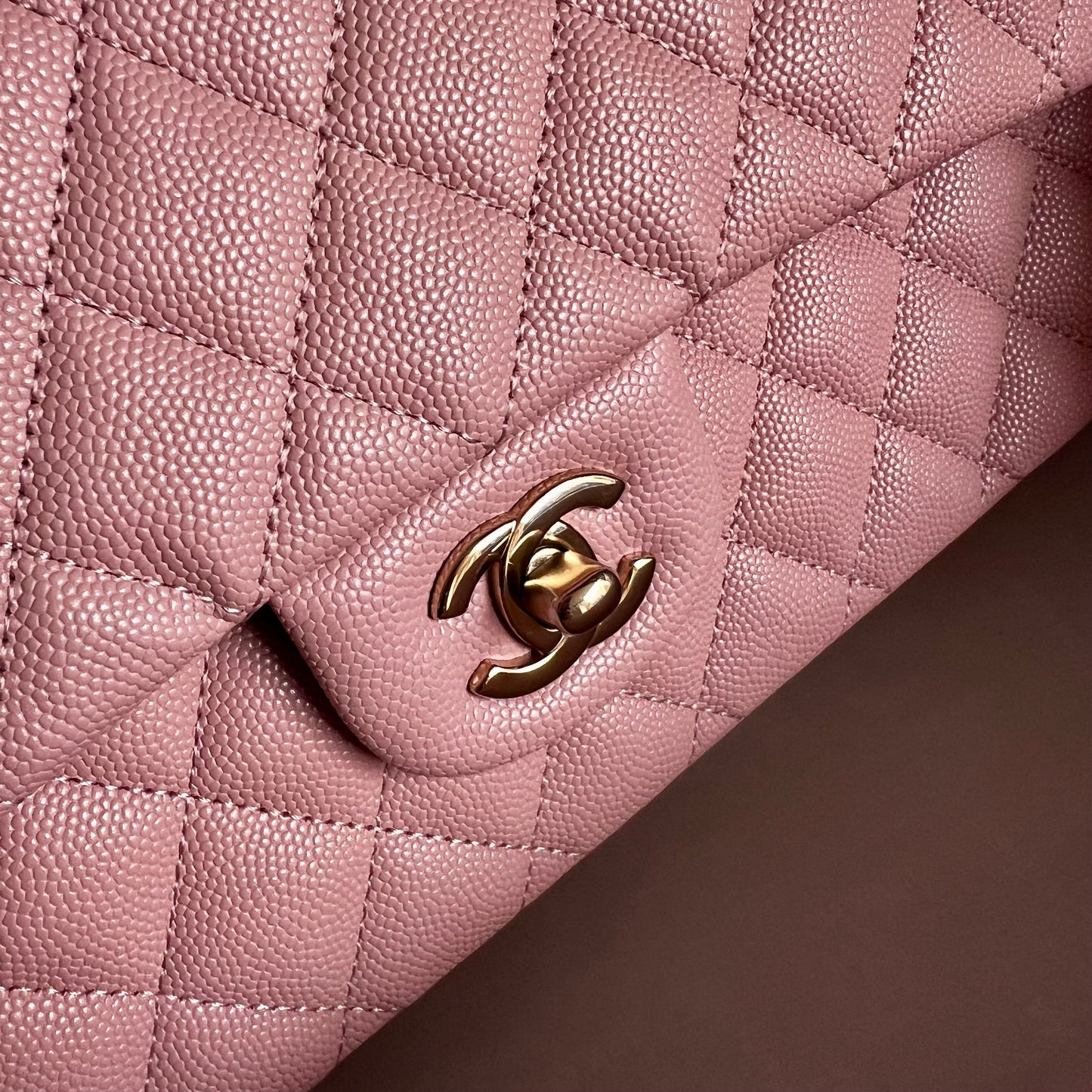 Bolso C piel color rosa