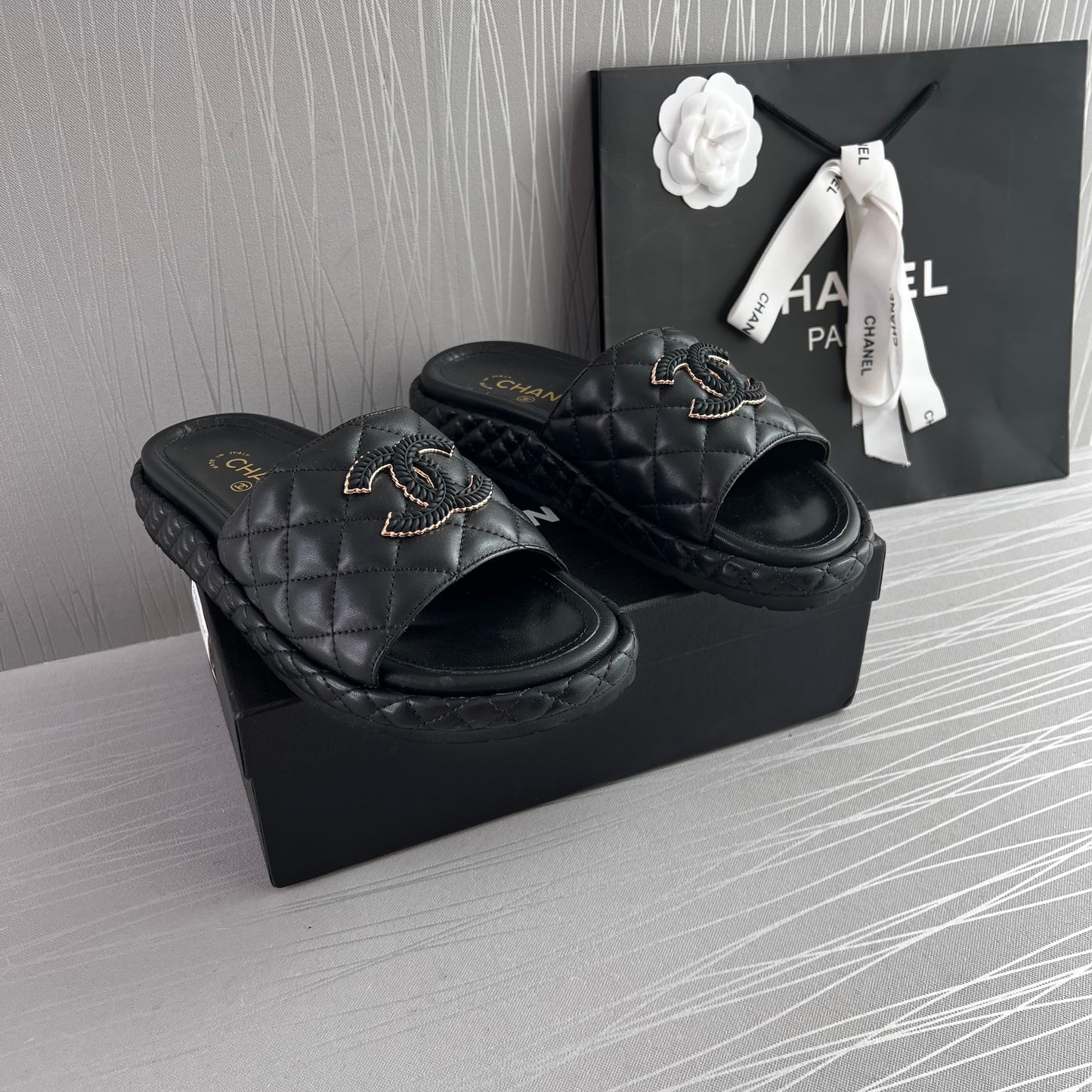Sandalias C piel color negro