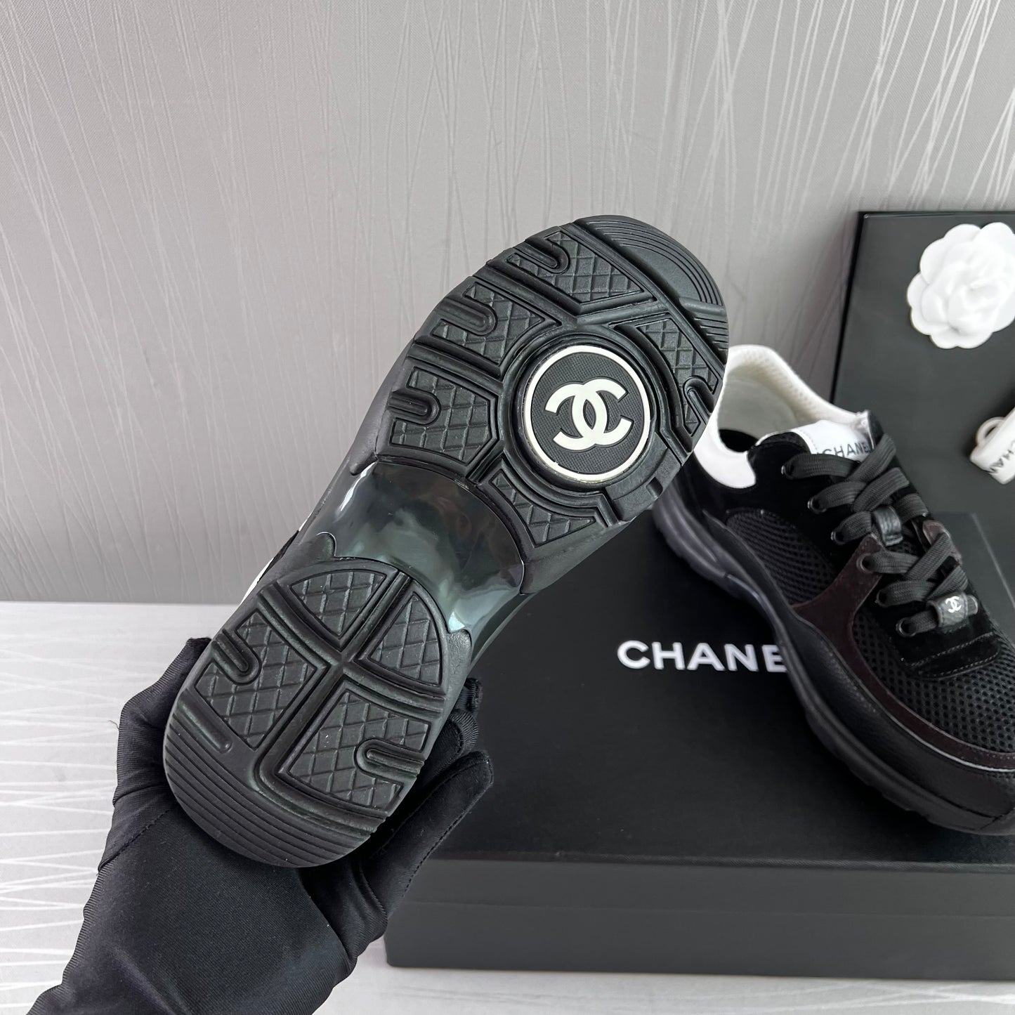 Sneakers C piel negros