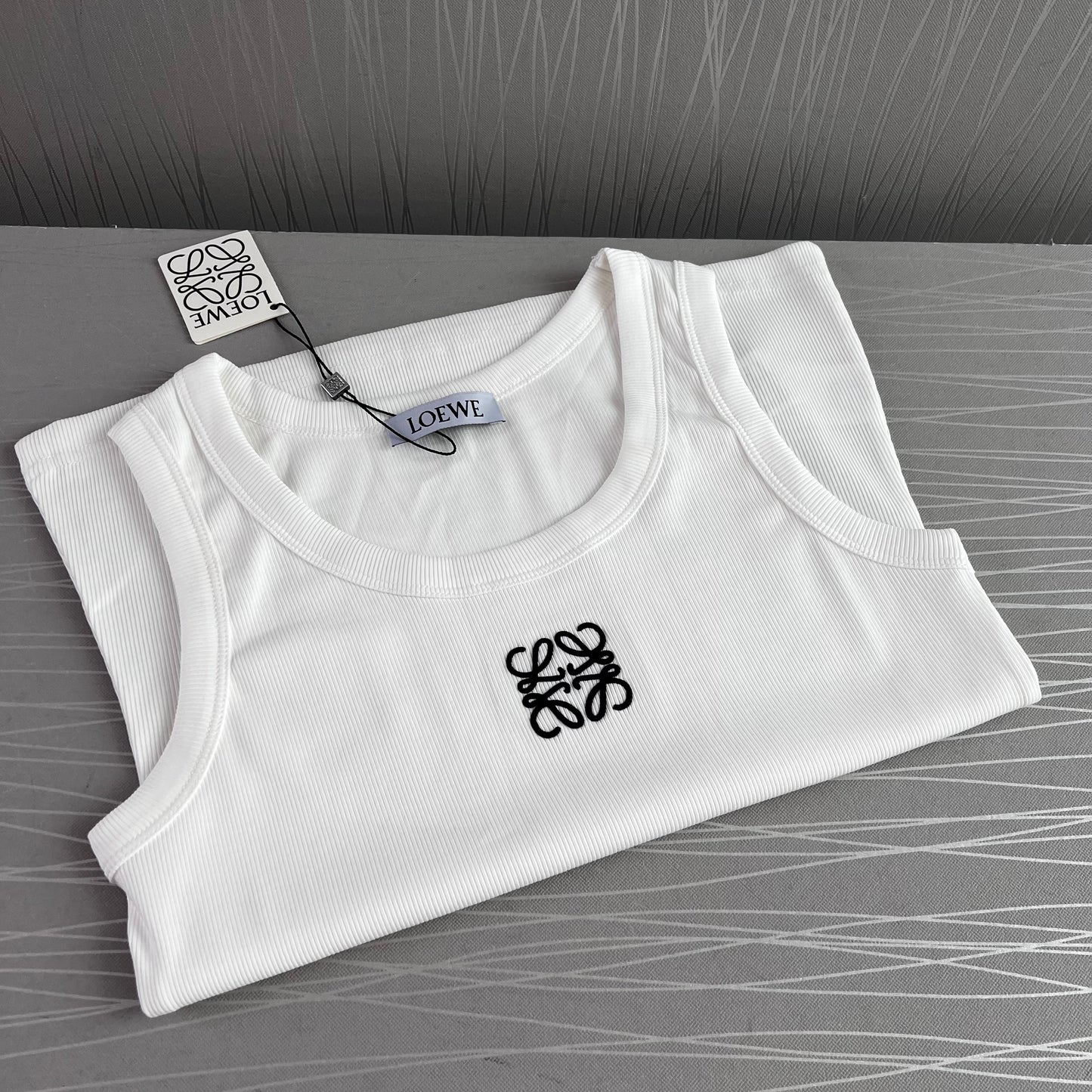 Playera L color blanco algodón