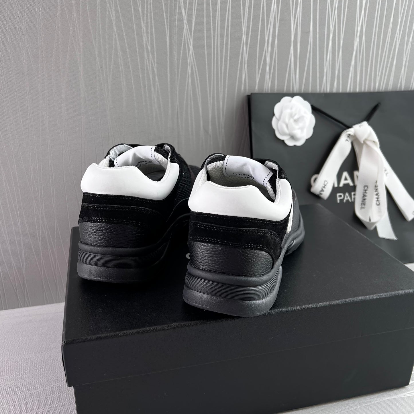 Sneakers C piel negros