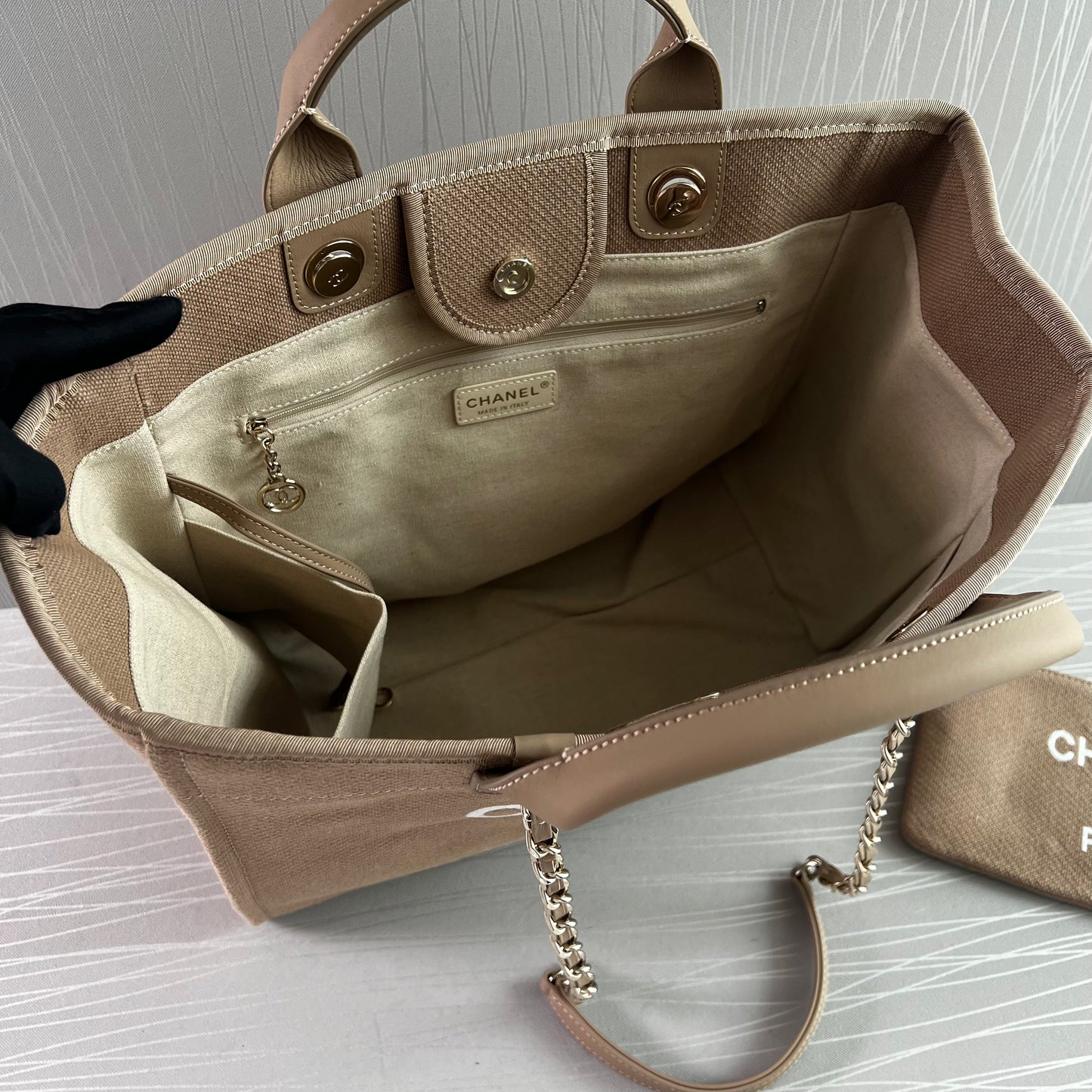 Bolso C Shopping Beige