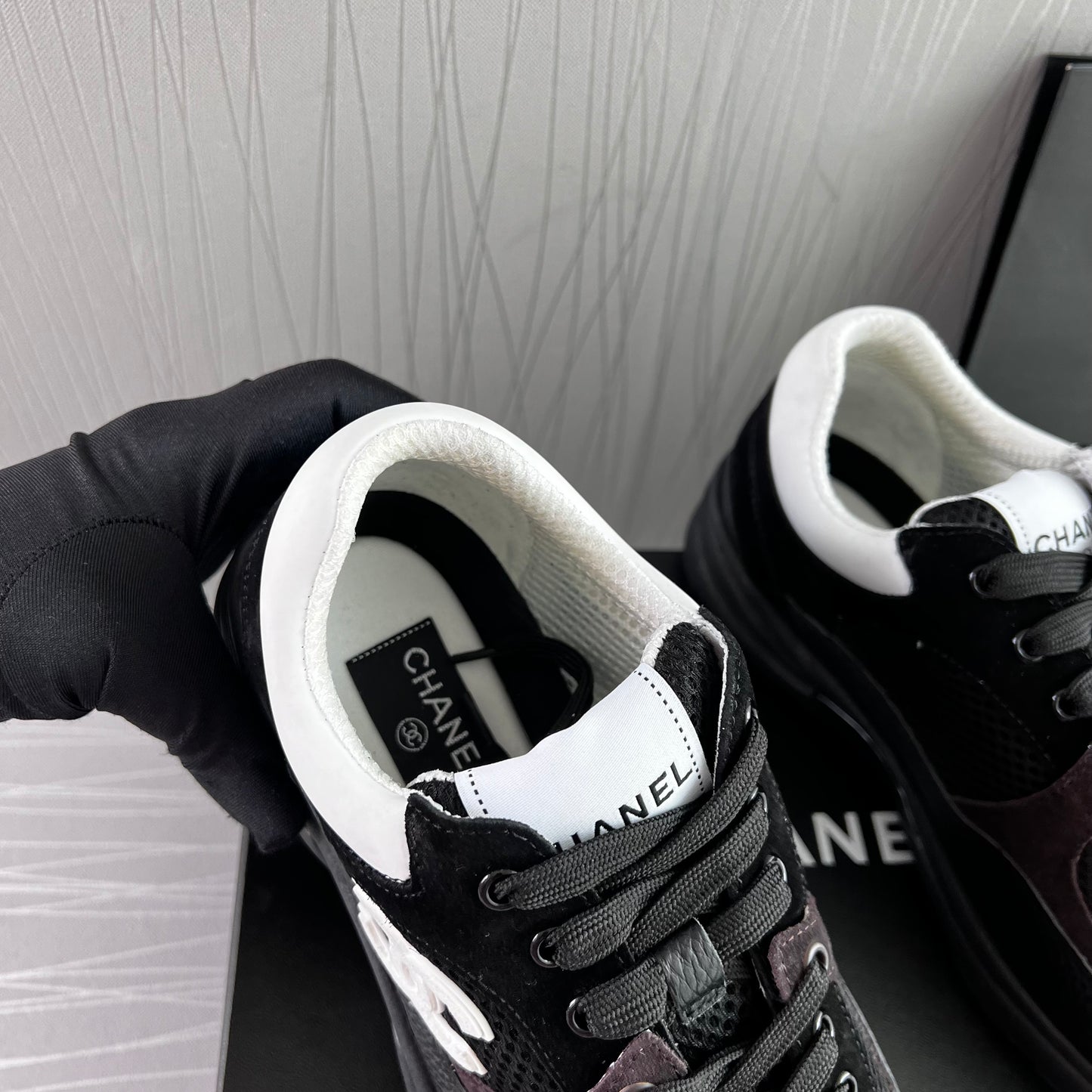 Sneakers C piel negros