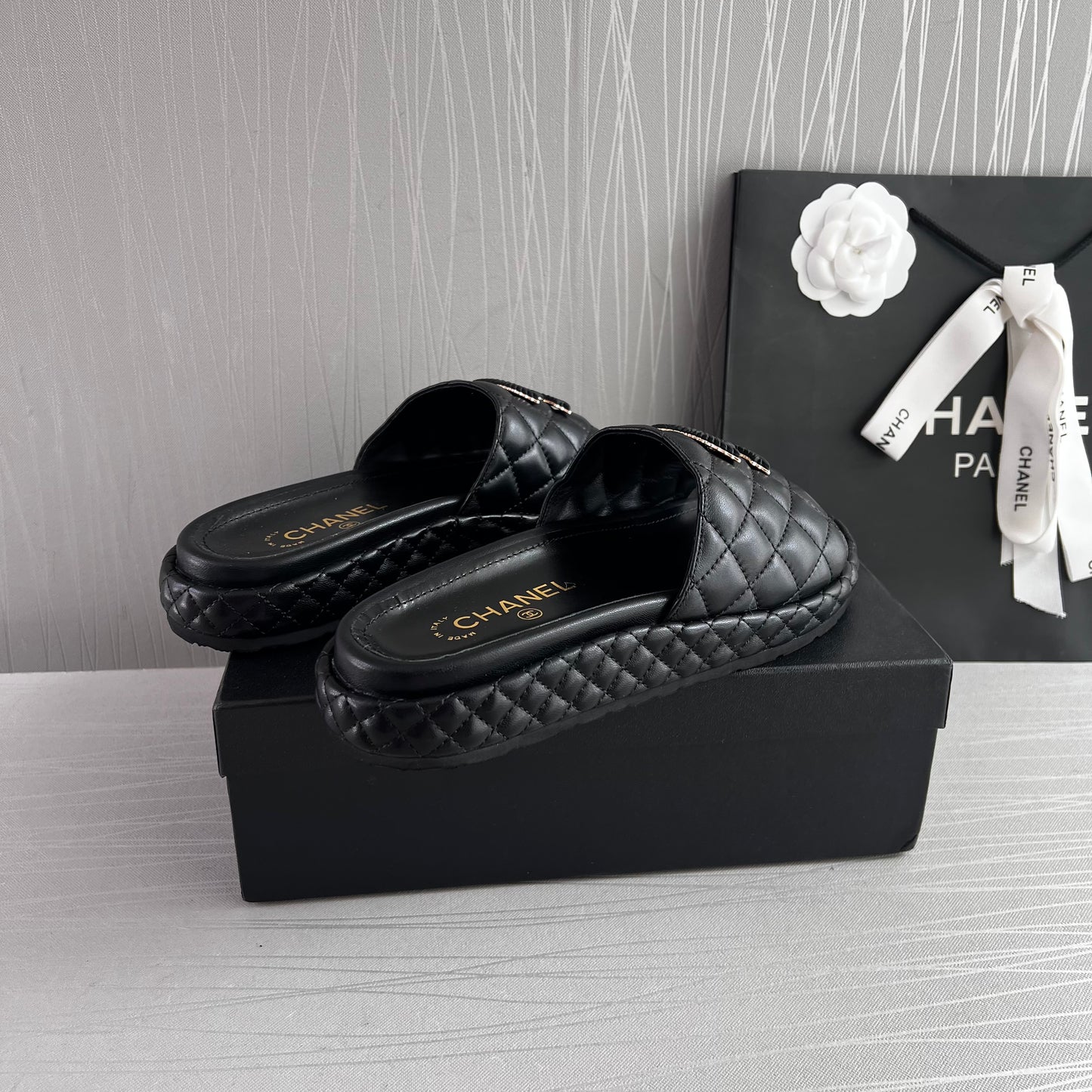 Sandalias C piel color negro