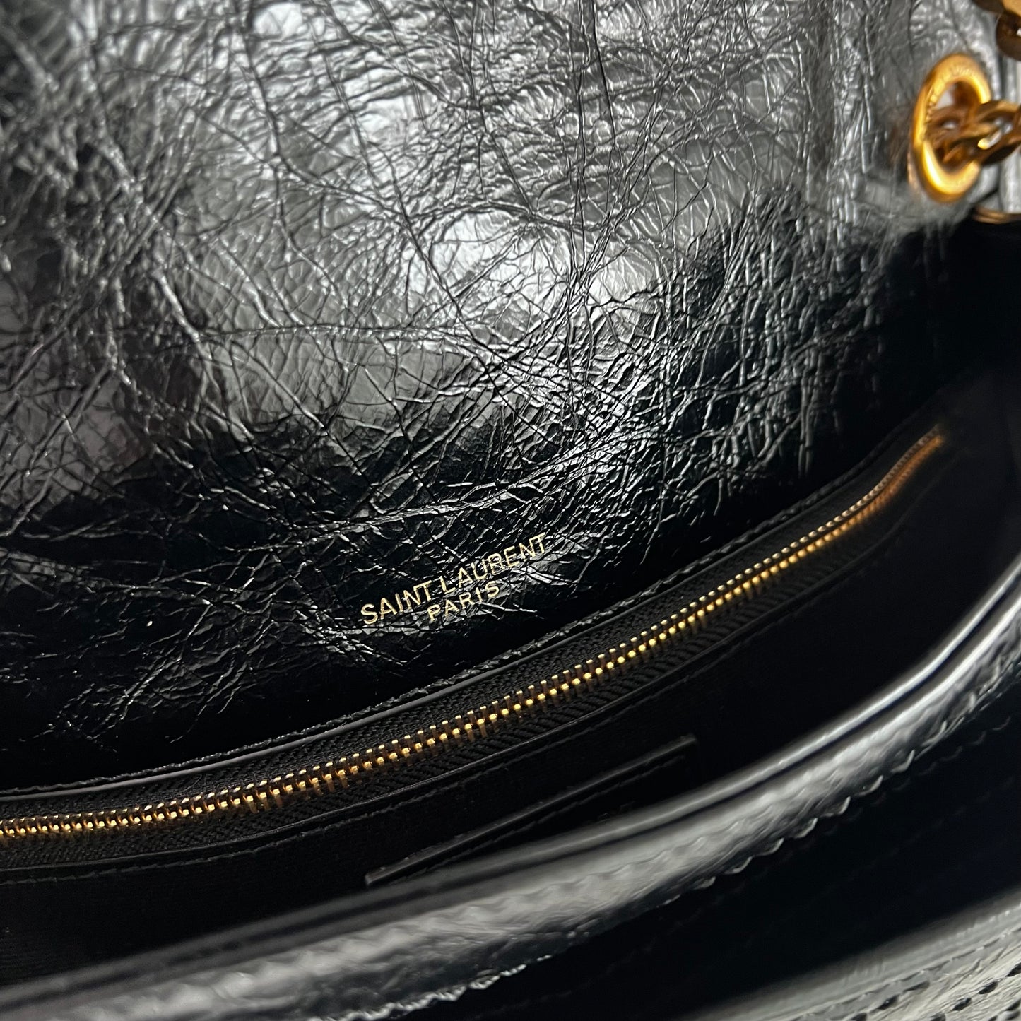 Bolso Y N-ikki piel color negro