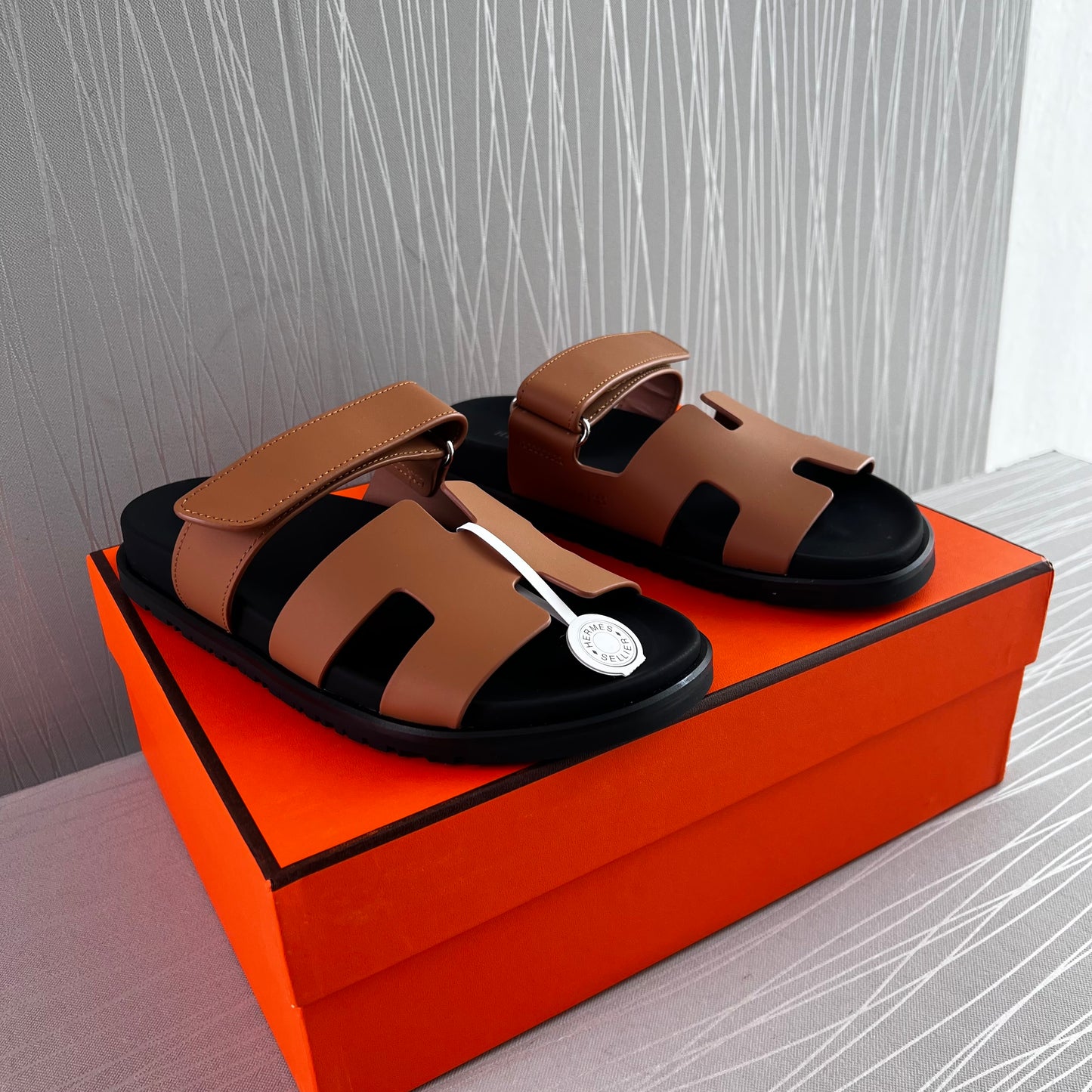 Sandalias H piel color camel