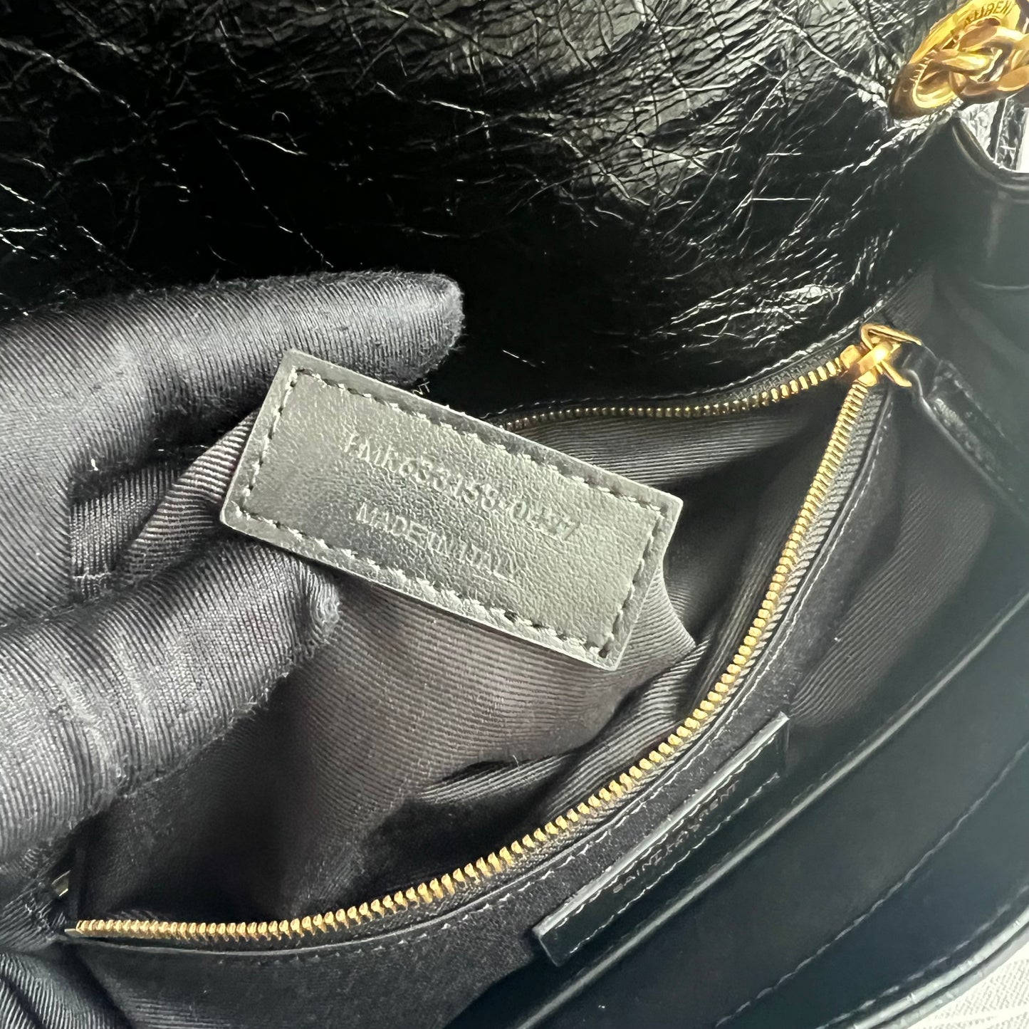 Bolso Y N-ikki piel color negro