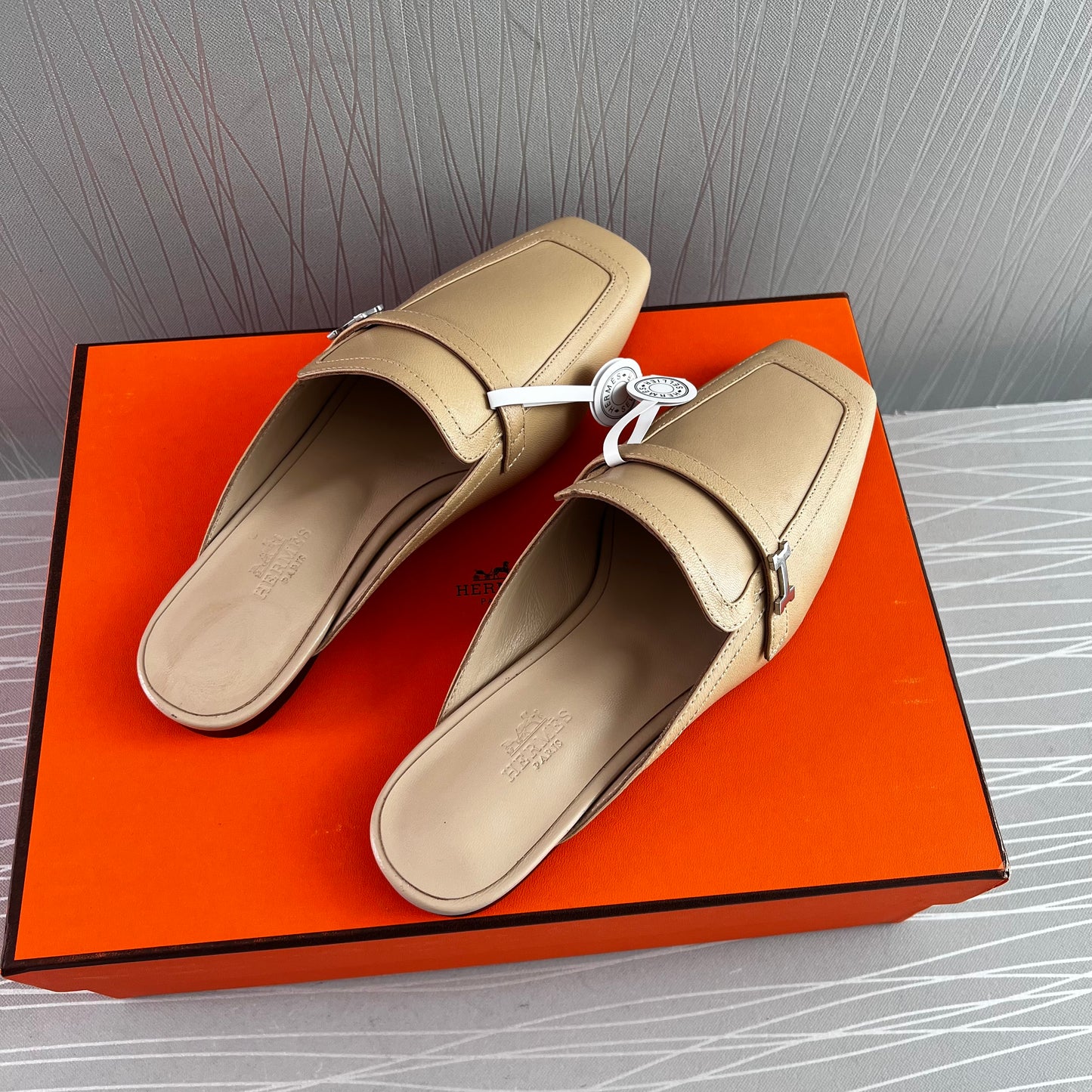 Sleepers H piel color beige