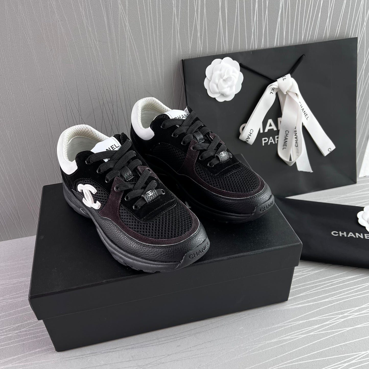 Sneakers C piel negros