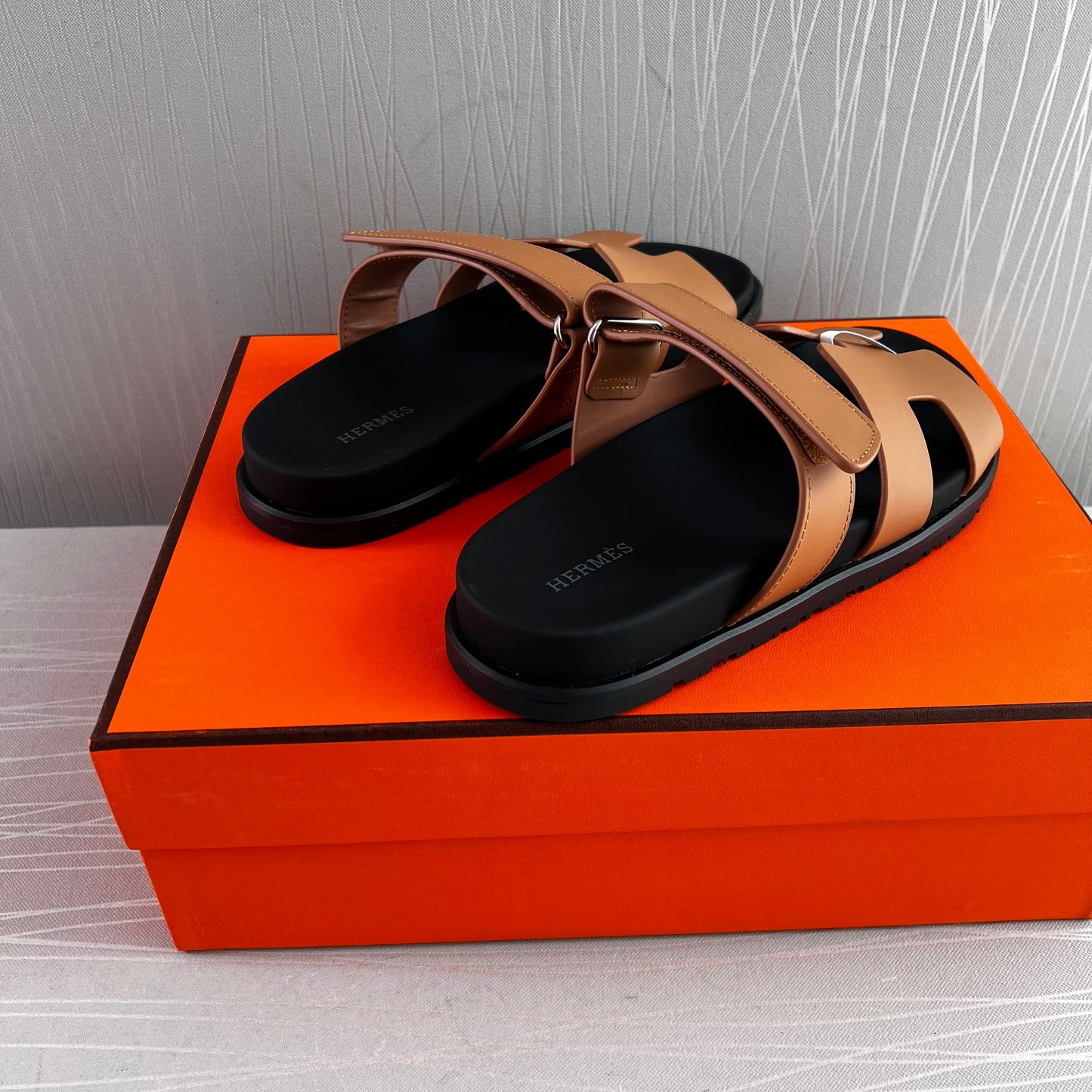 Sandalias H piel color camel