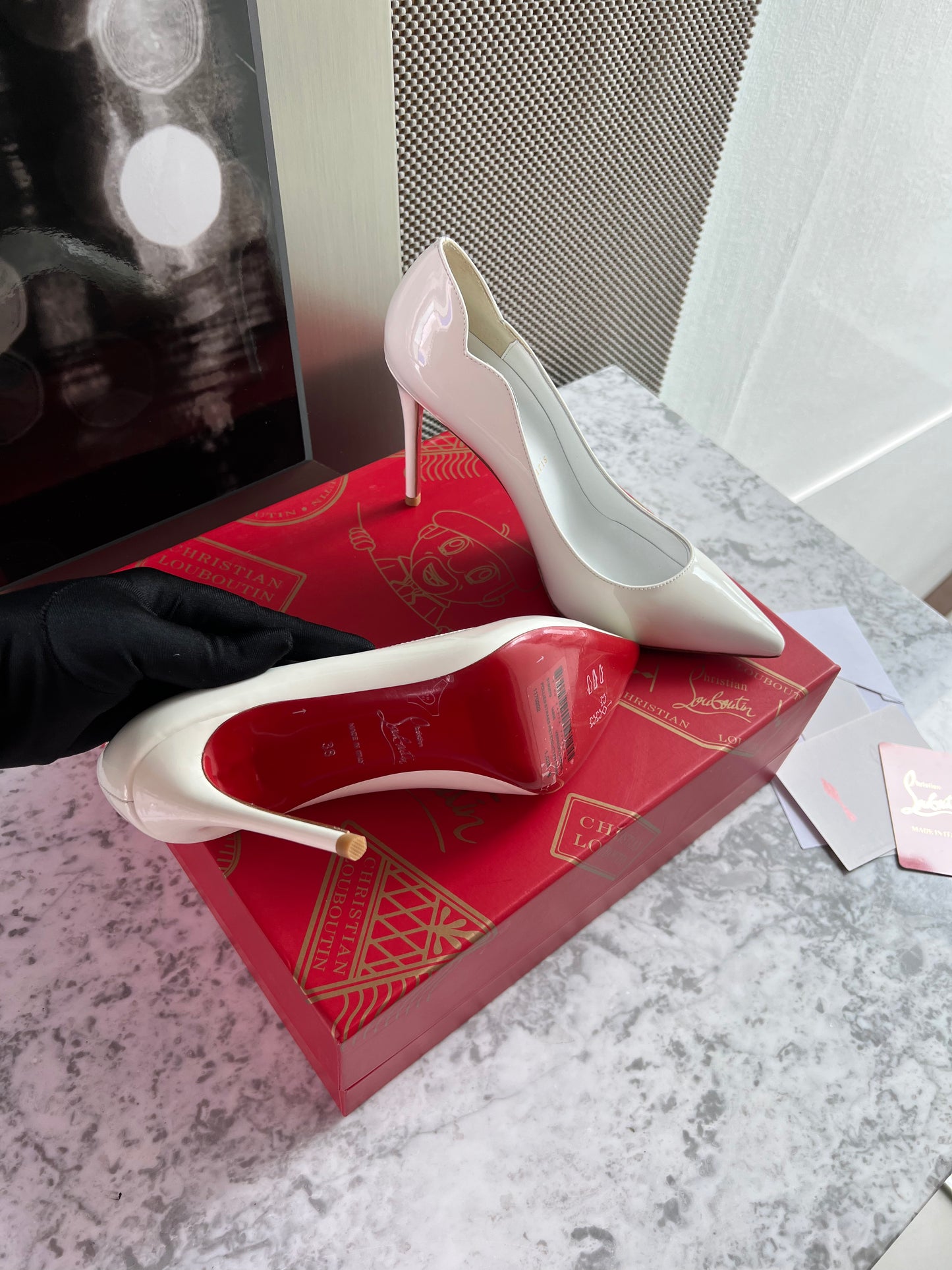 Zapatillas C charol color milk