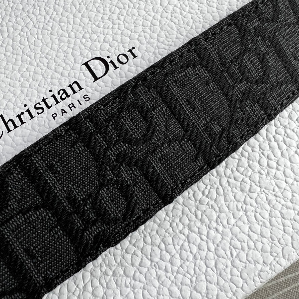 Cinto D-ior piel reversible negro