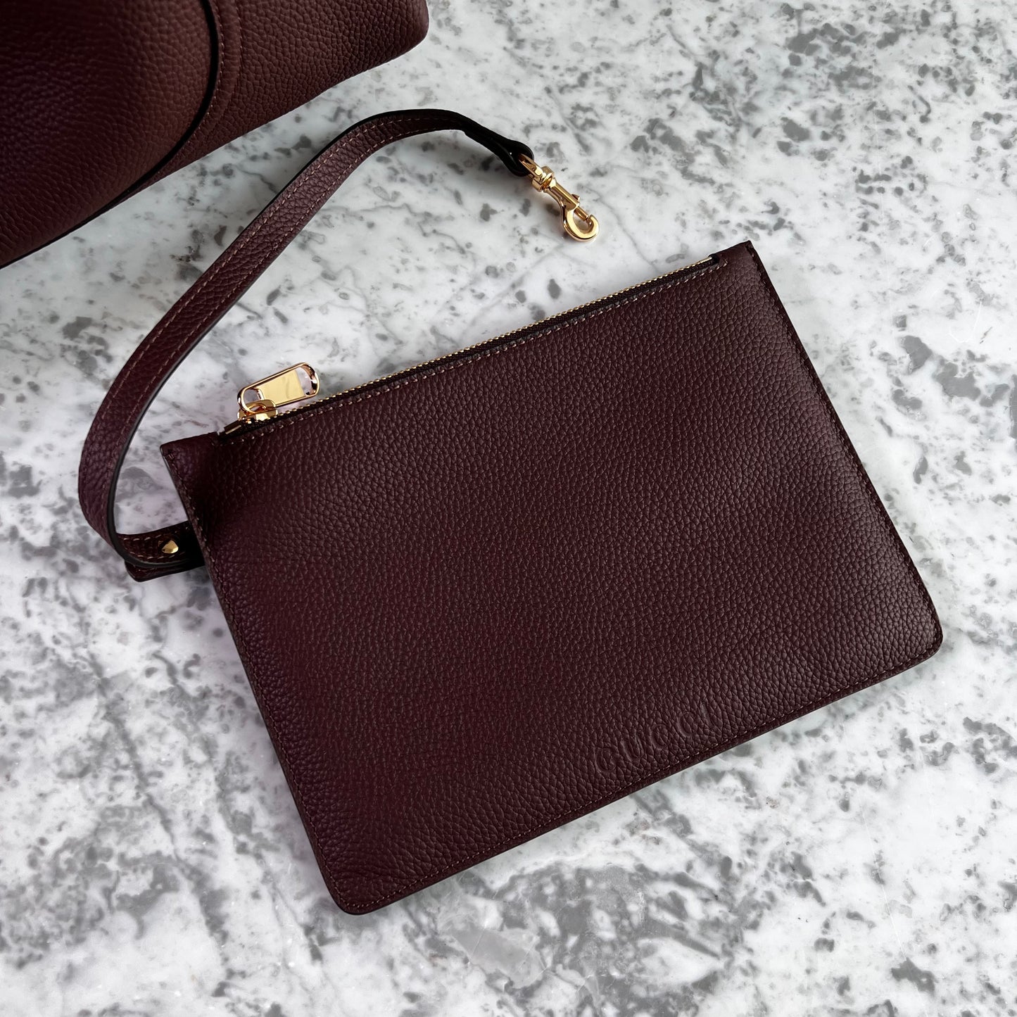 Bolso G-ucci piel color café