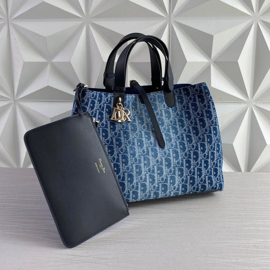 Bolso D T- oujours demim con azul marino