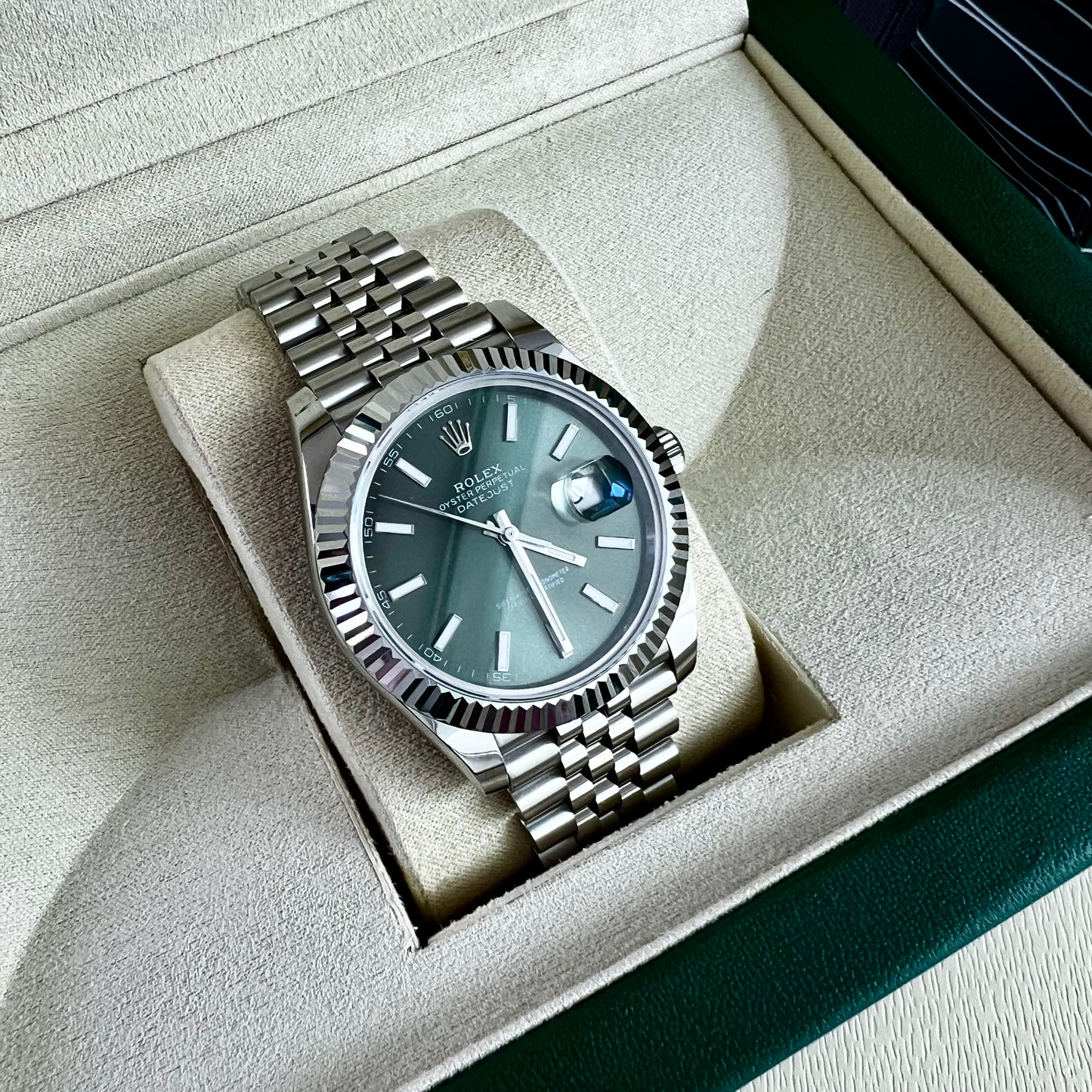Reloj R acero inoxidable color verde