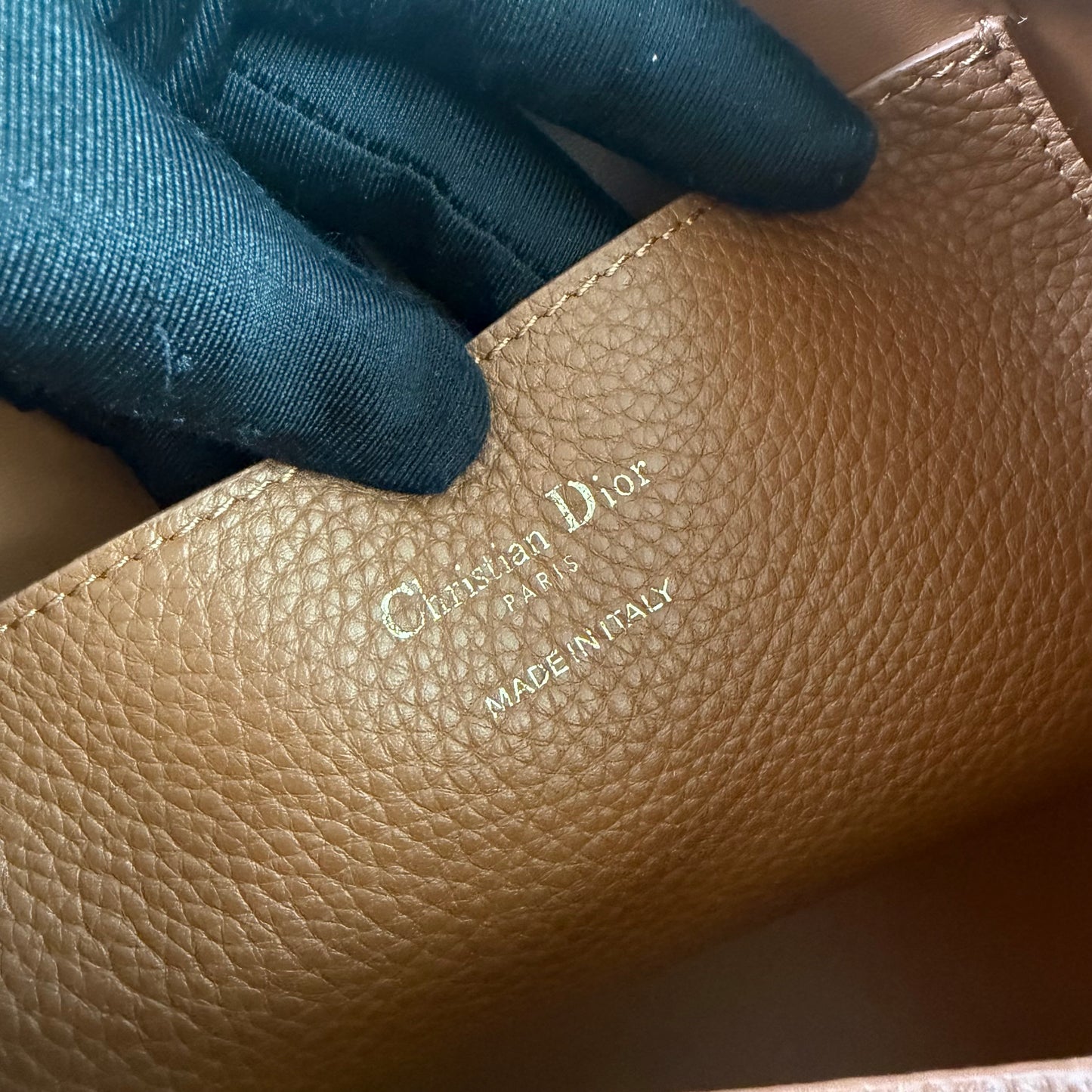 Bolso D -ior piel color camel