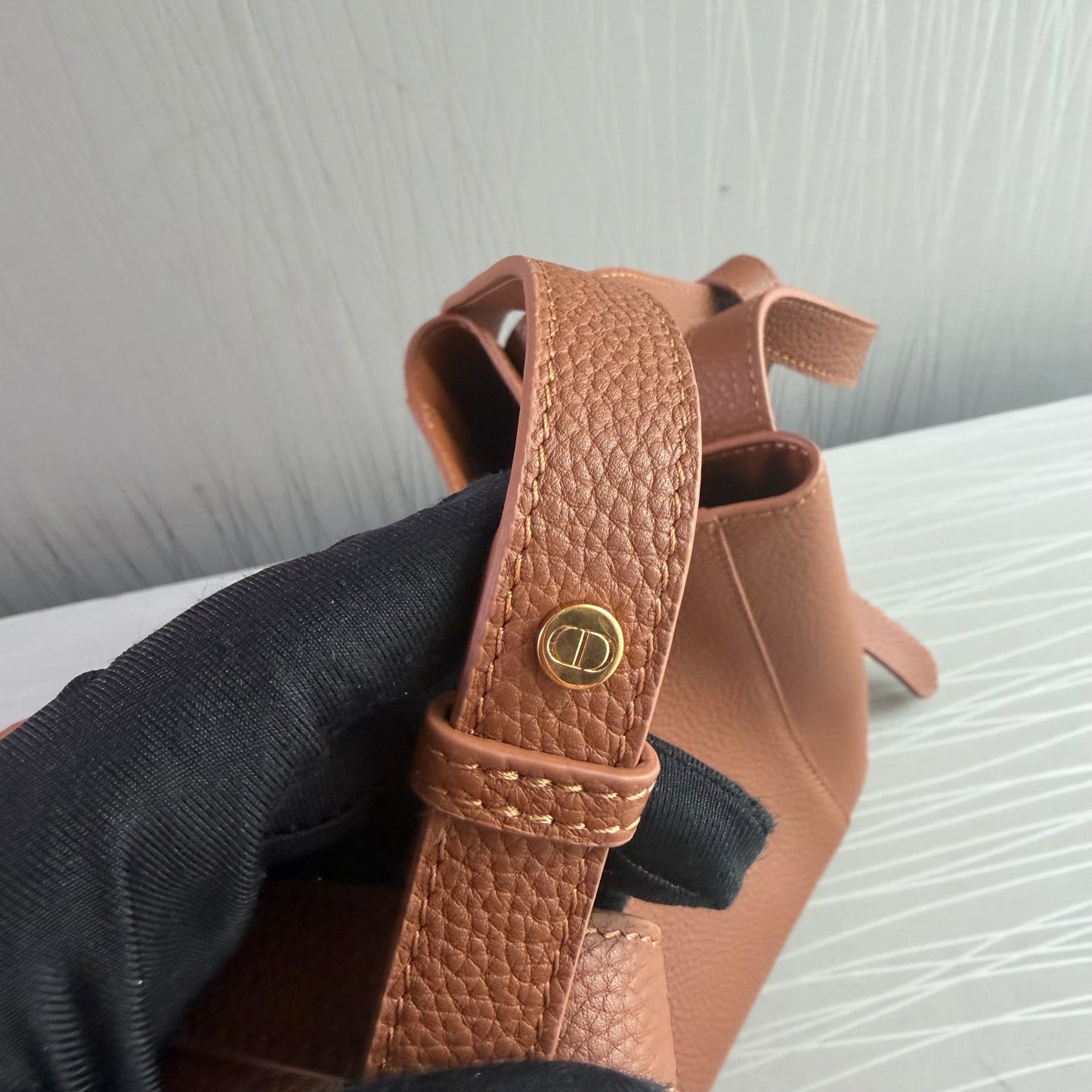 Bolso D -ior piel color camel