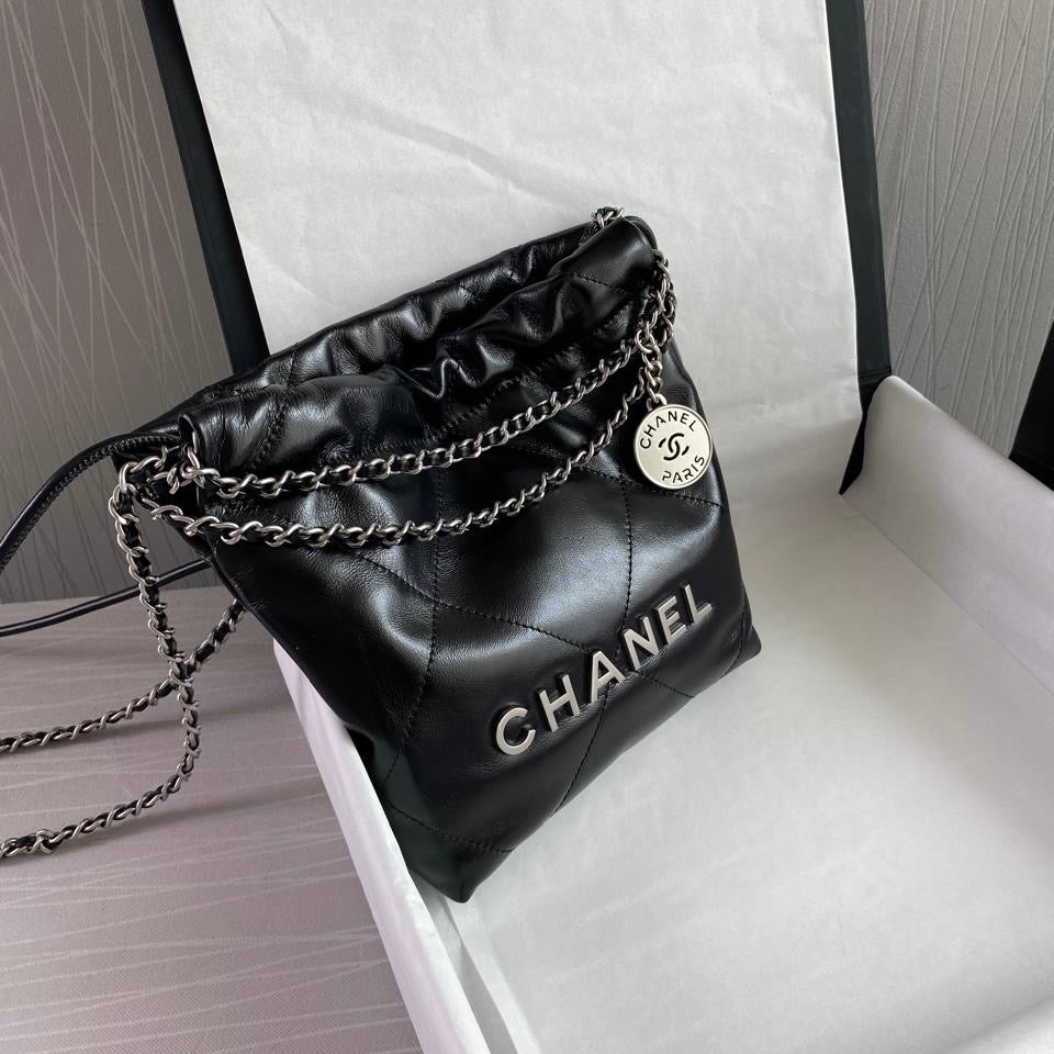 Bolso C 2-2 mini piel color negro