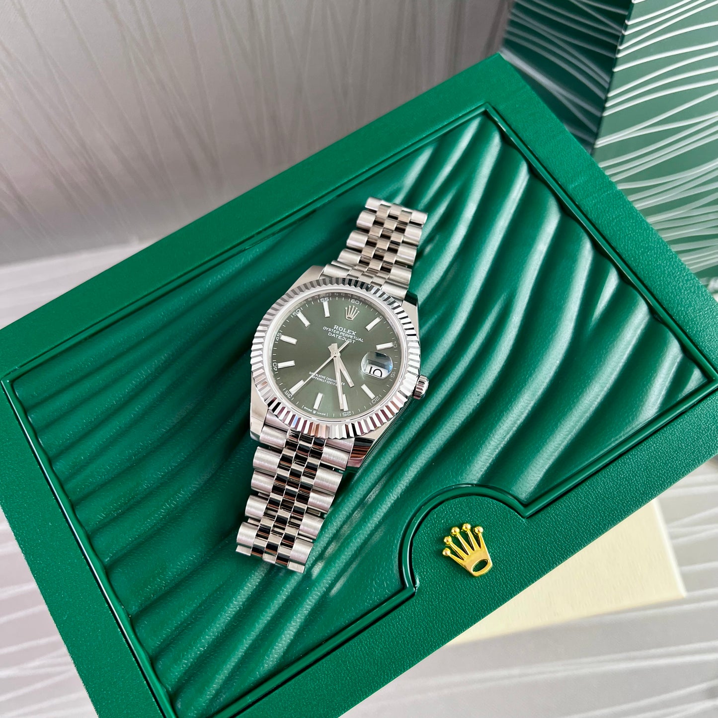 Reloj R acero inoxidable color verde