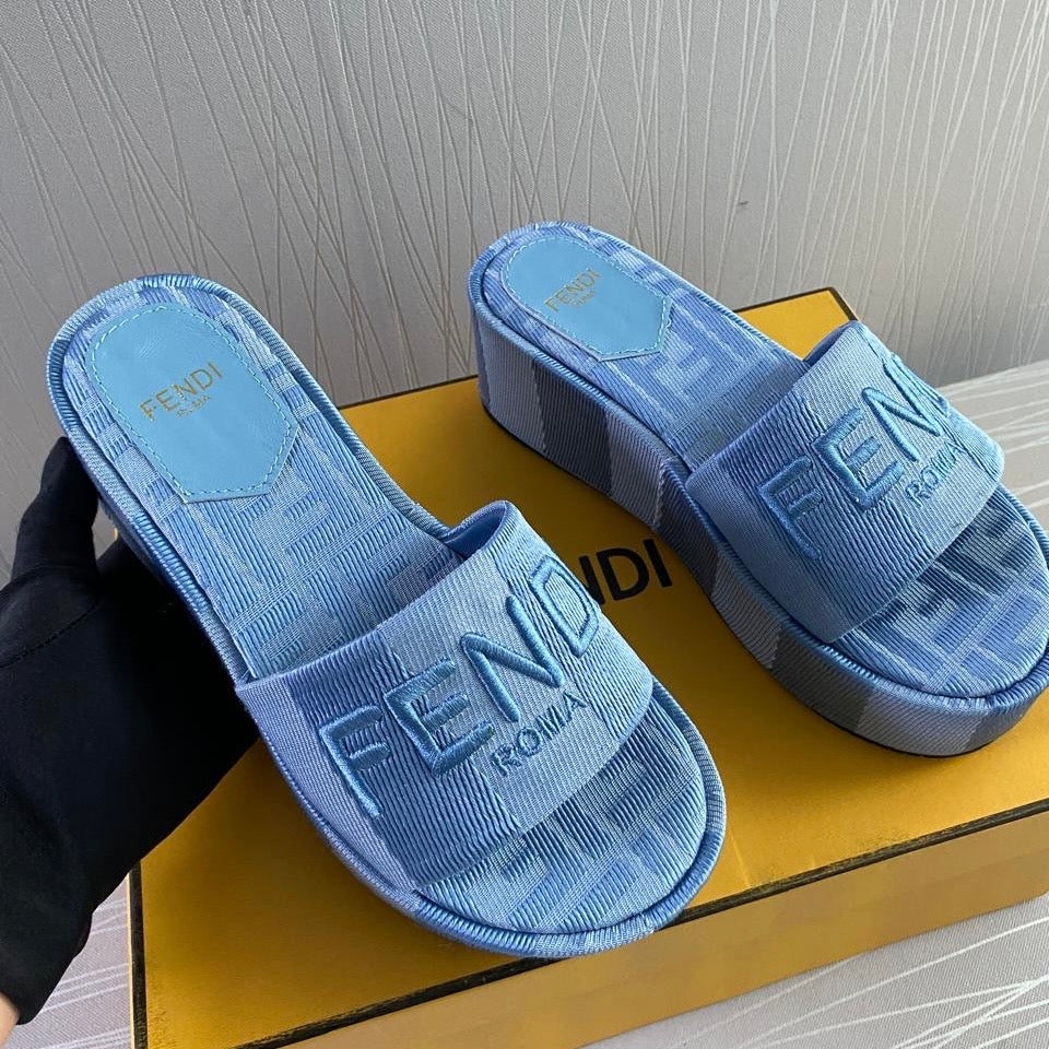 Sandalias F-endi color azul