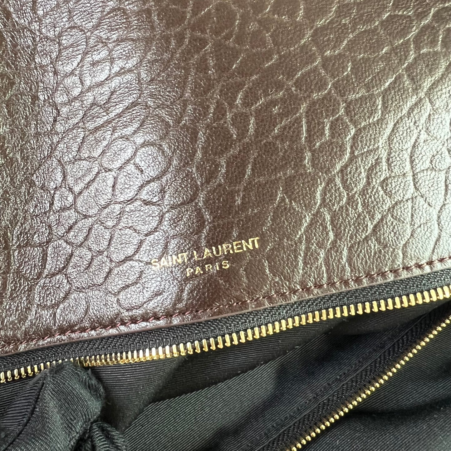 Bolso Y piel color café