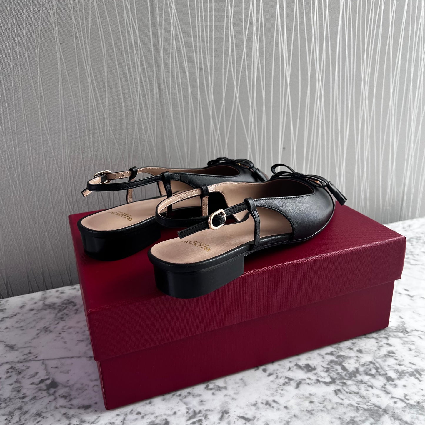 Zapatillas V-alentino piel bicolor
