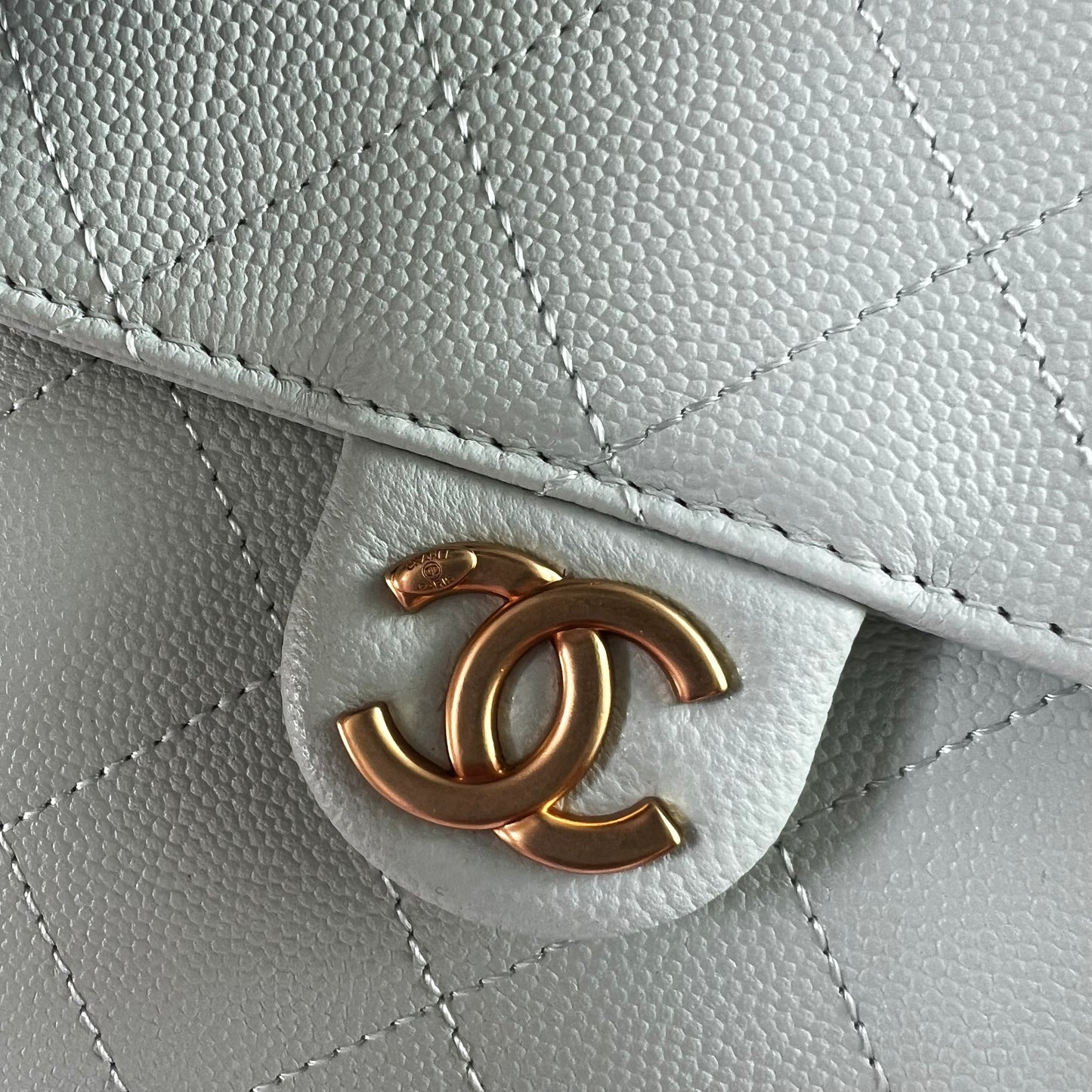 Bolso C 2-5 piel granulada color verde menta pequeña