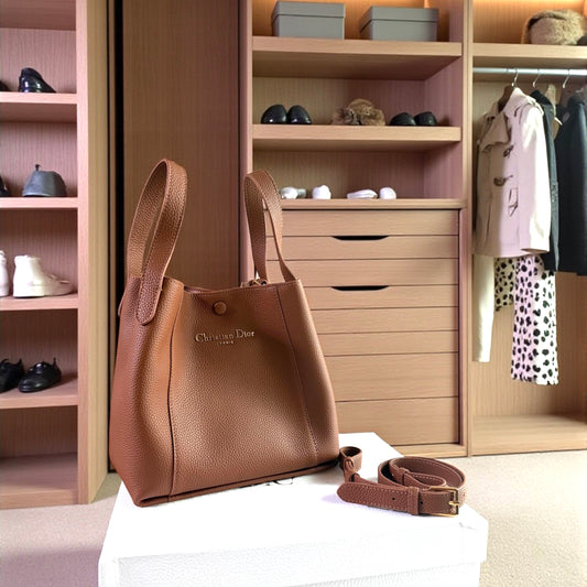 Bolso D -ior piel color camel