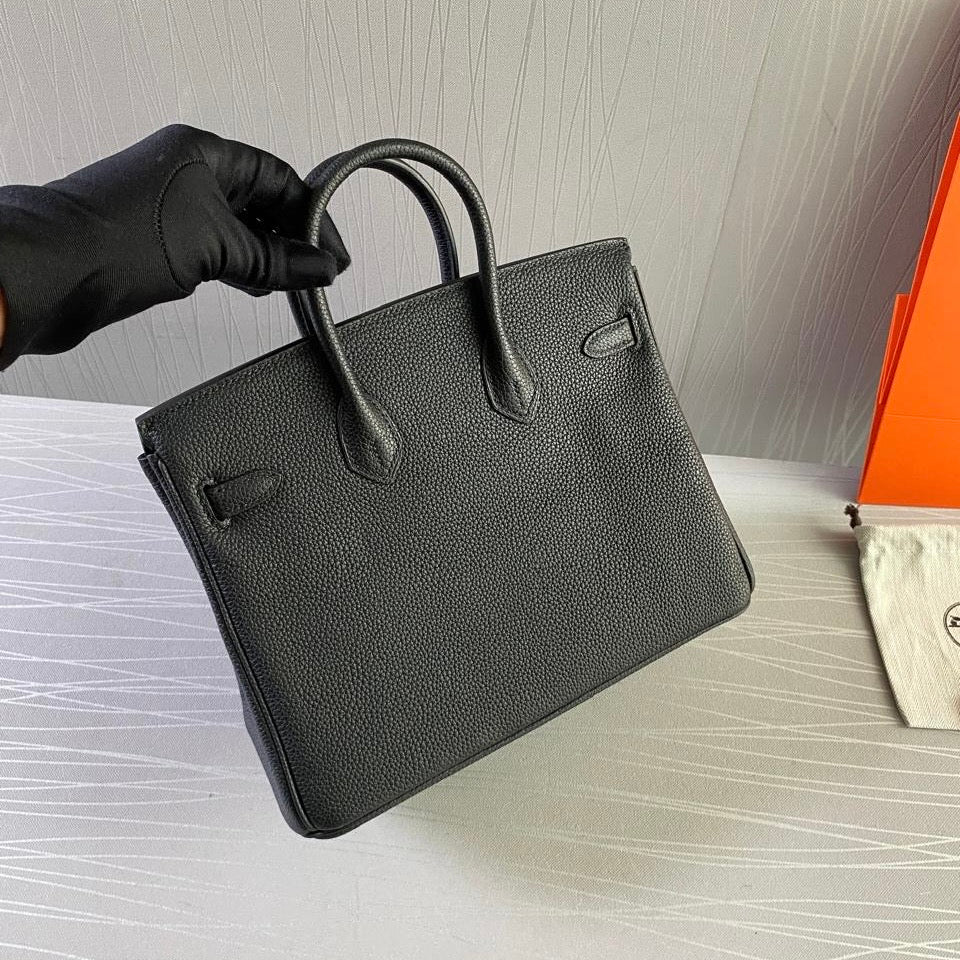 Bolso H-ermes piel color negro