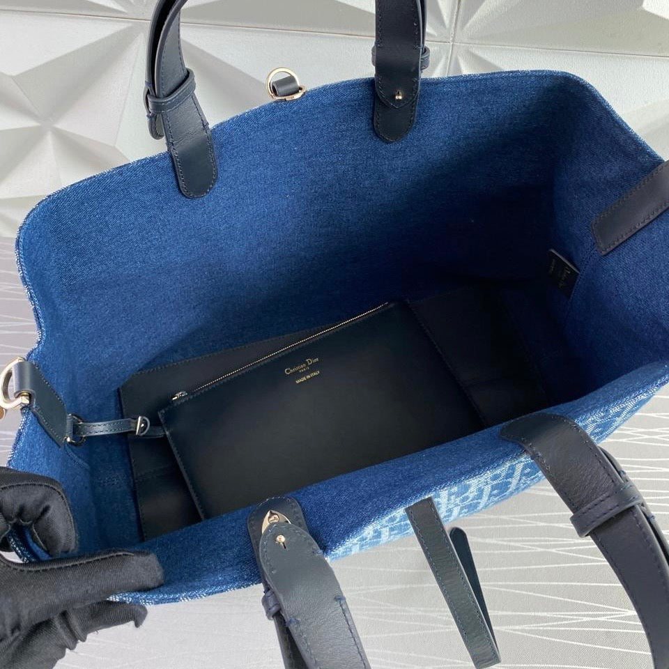Bolso D T- oujours demim con azul marino