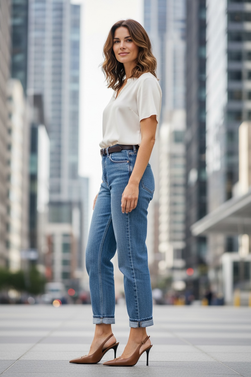 Zapatillas Y piel color camel