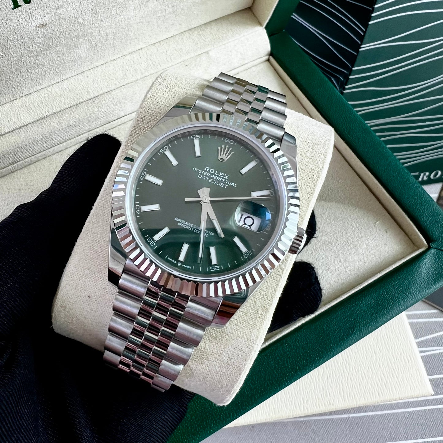 Reloj R acero inoxidable color verde