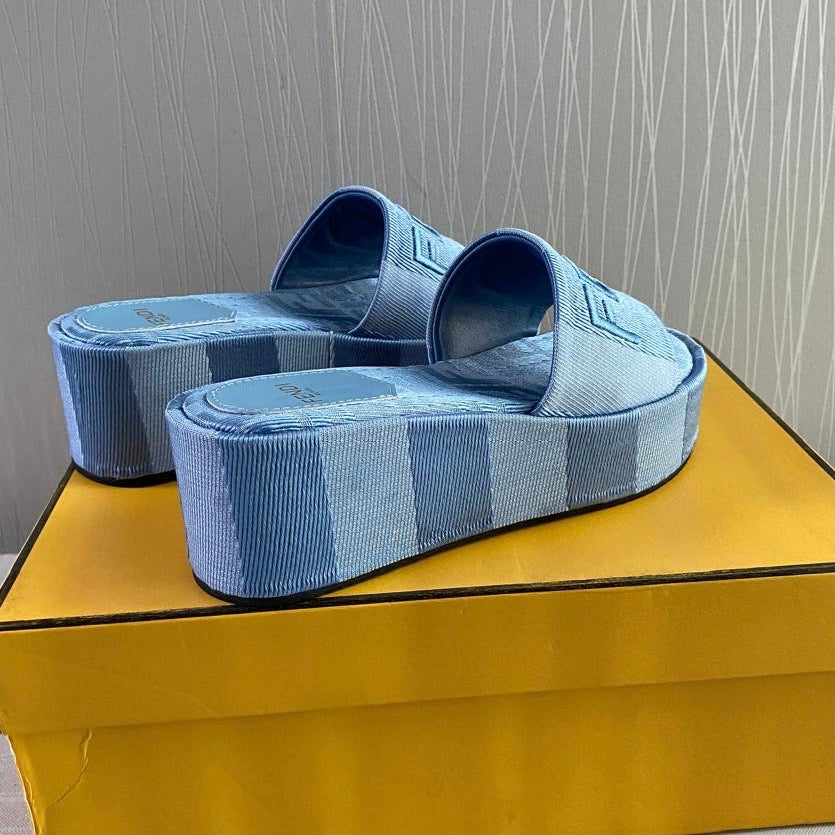 Sandalias F-endi color azul