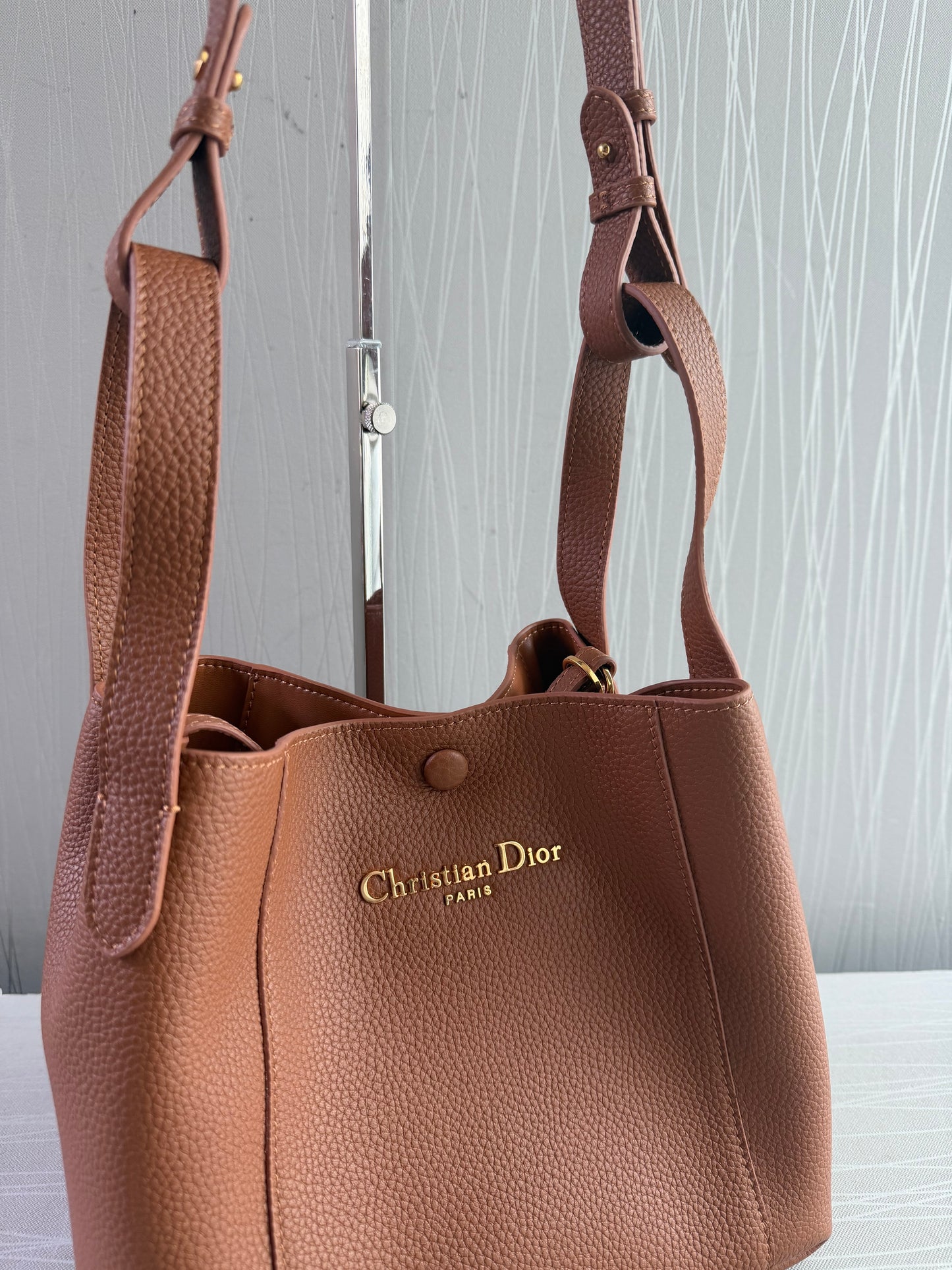 Bolso D -ior piel color camel