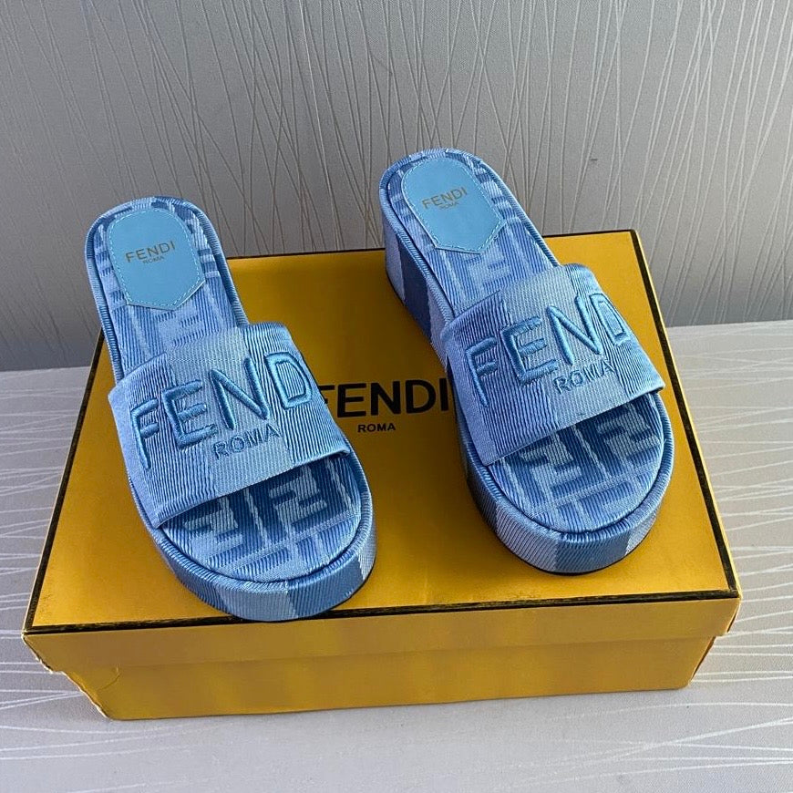 Sandalias F-endi color azul